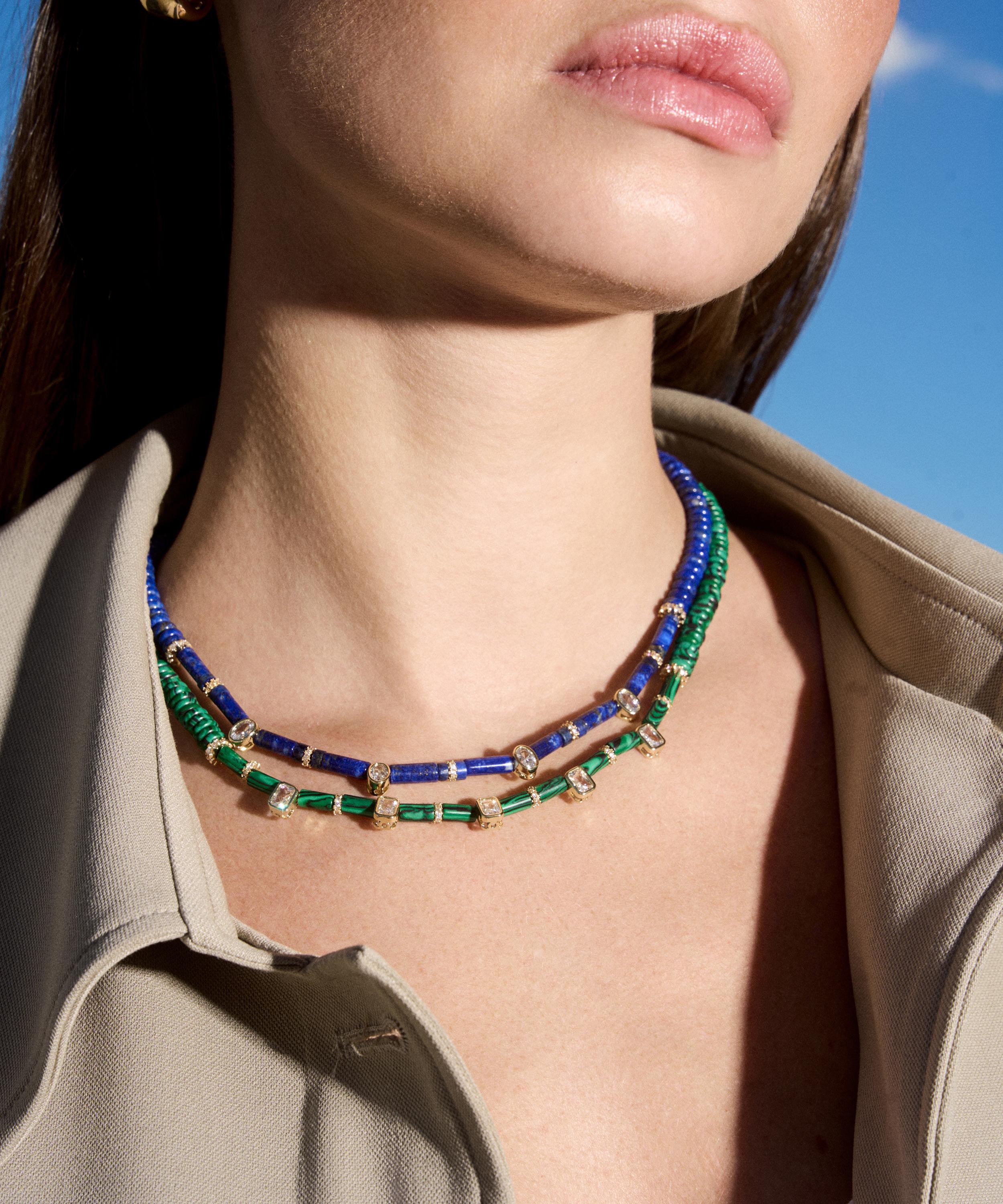 Martha Calvo - 14ct Gold-Plated Selene Bead Necklace image number 2