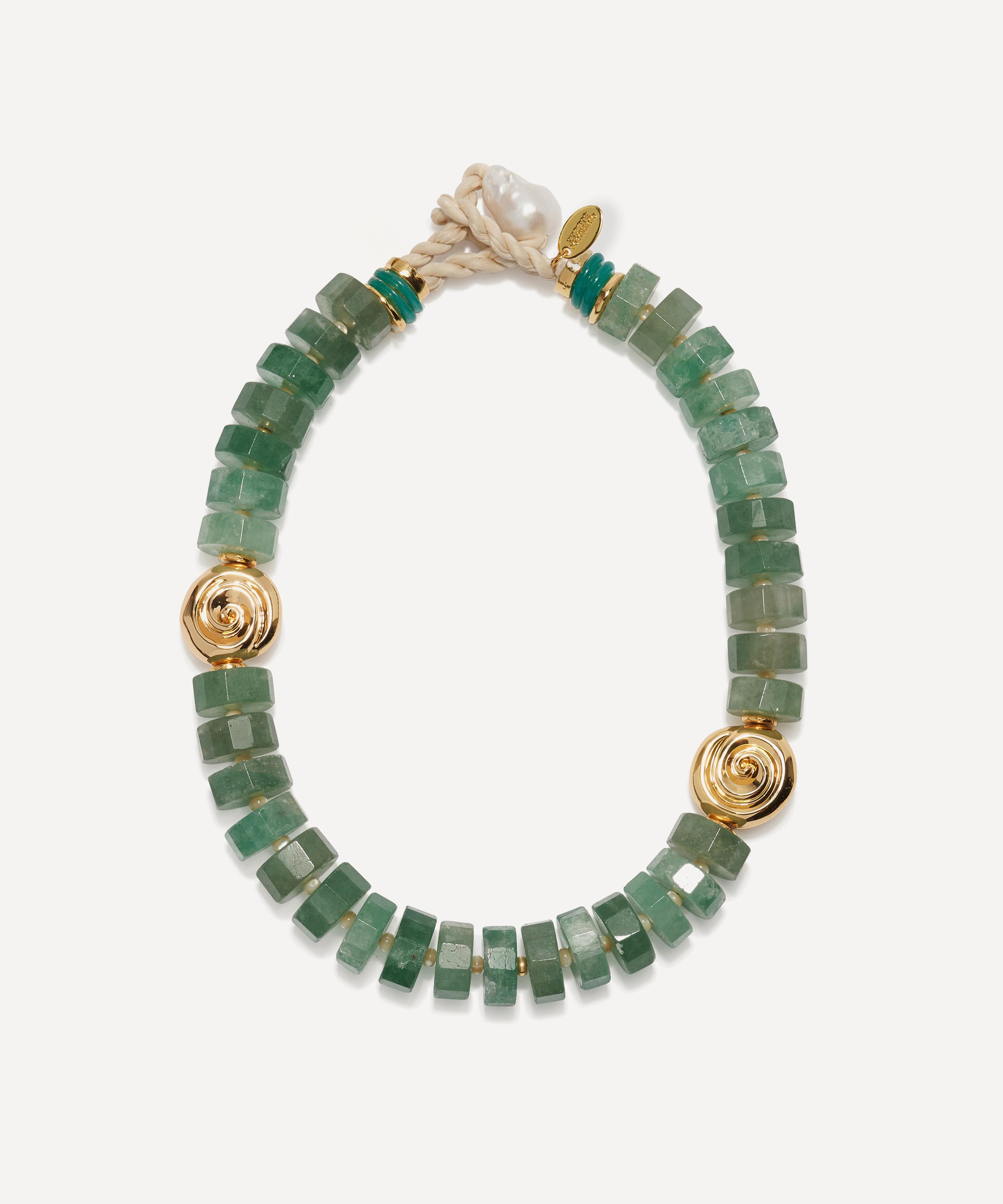 Lizzie Fortunato - Gold-Plated Nautilus Collar Necklace