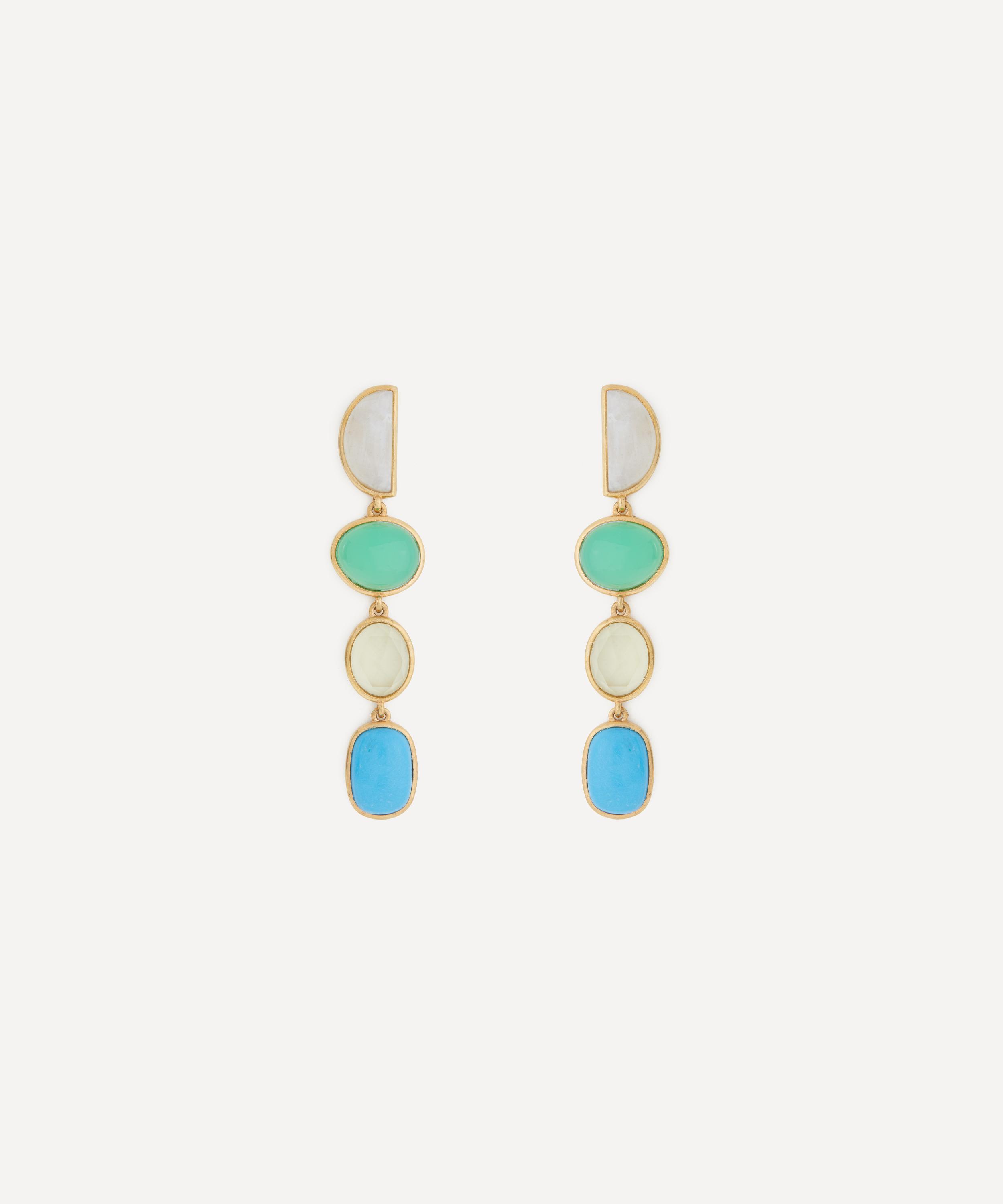 Lizzie Fortunato - Gold-Plated Cala Drop Earrings
