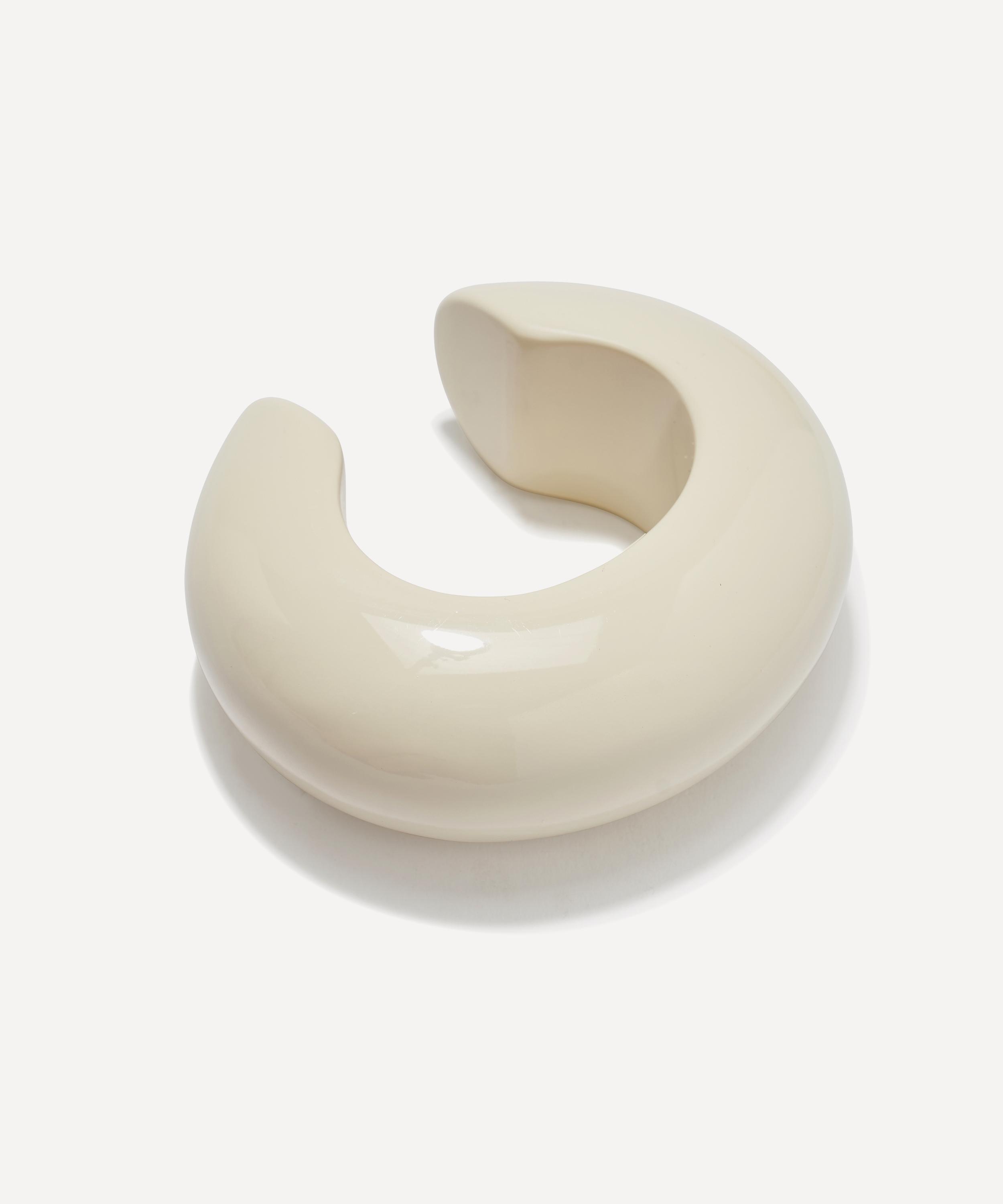 Lizzie Fortunato - White Arc Cuff Bracelet