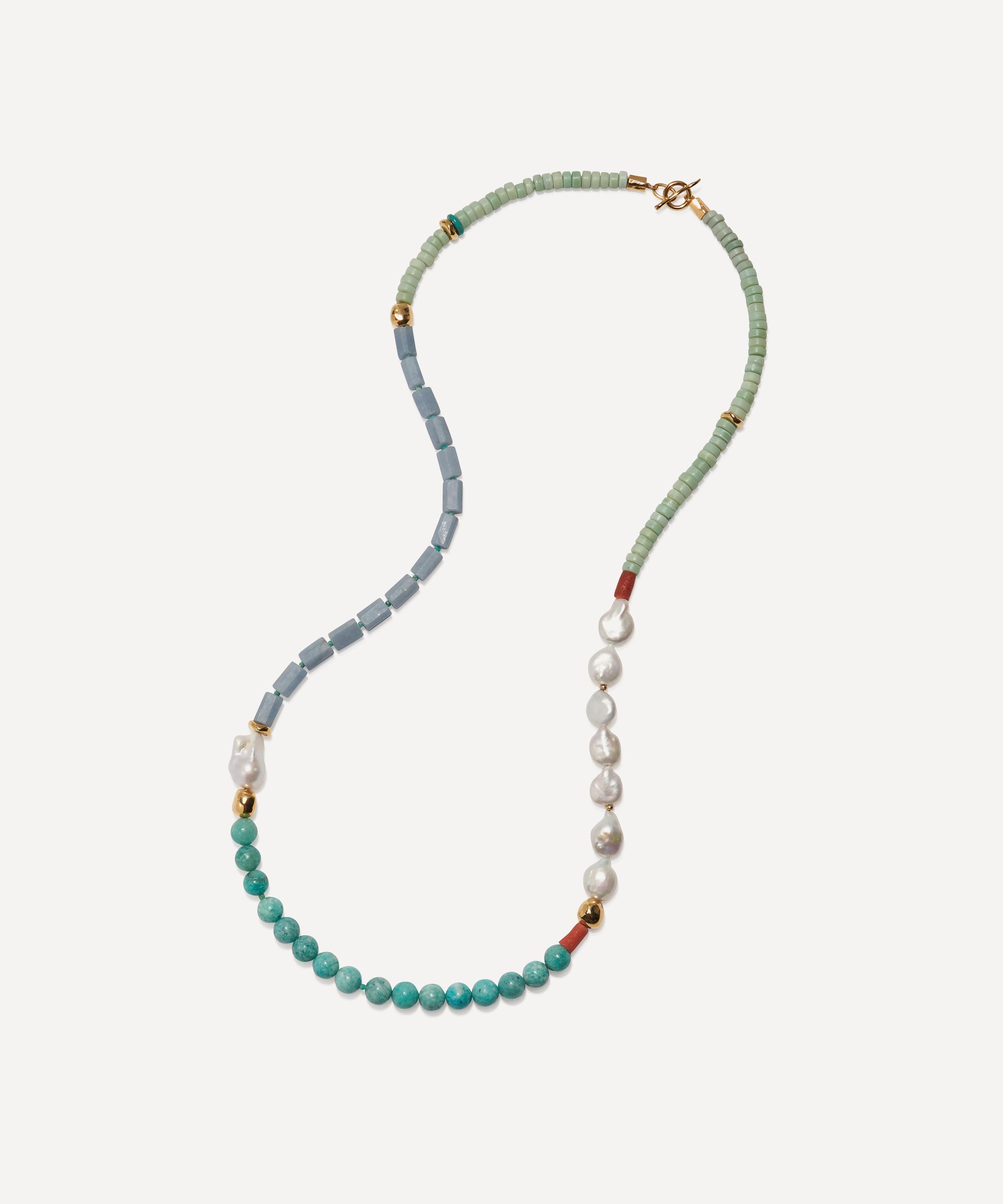 Lizzie Fortunato - Gold-Plated Cabana Bead Necklace image number 2