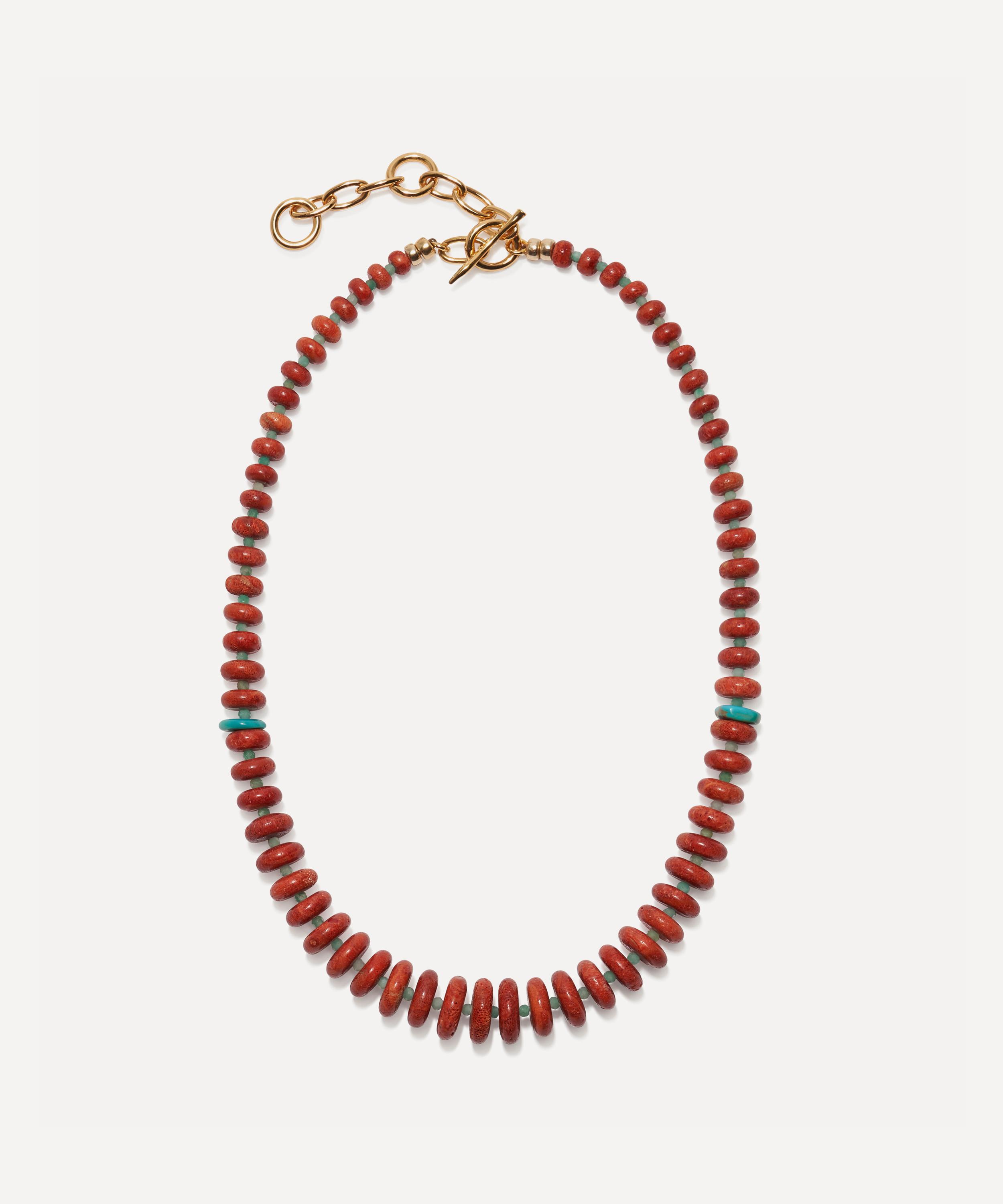 Lizzie Fortunato - Gold-Plated Paros Bead Necklace