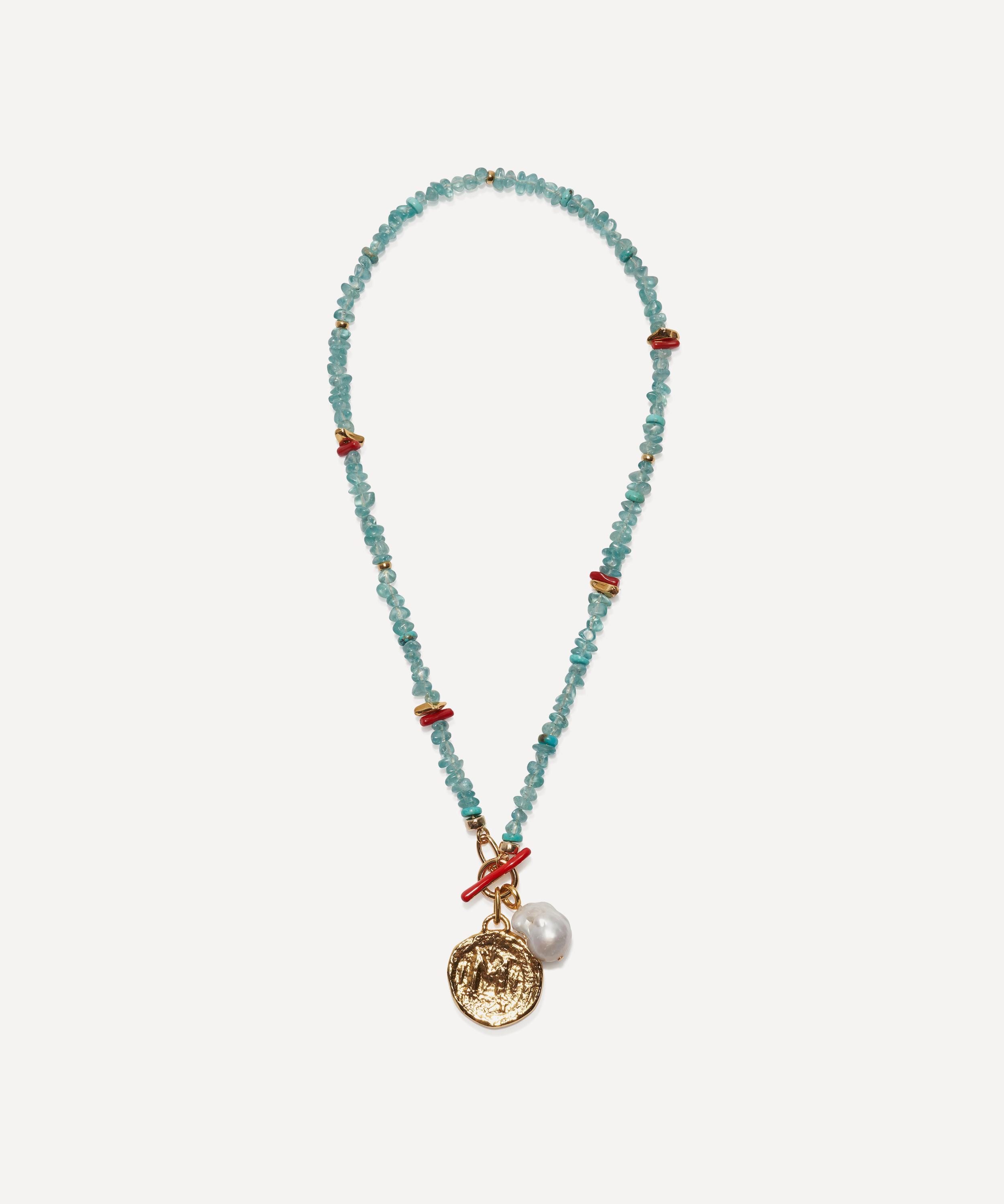 Lizzie Fortunato - Gold-Plated Cala Bead Necklace image number 0