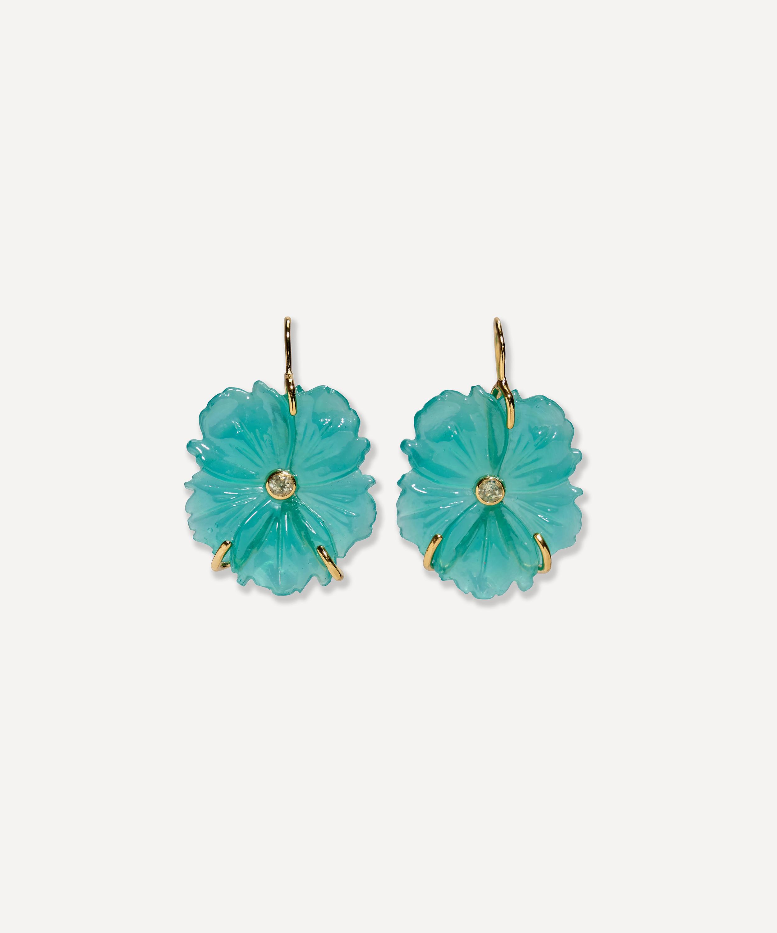Lizzie Fortunato - Gold-Plated New Bloom Drop Earrings