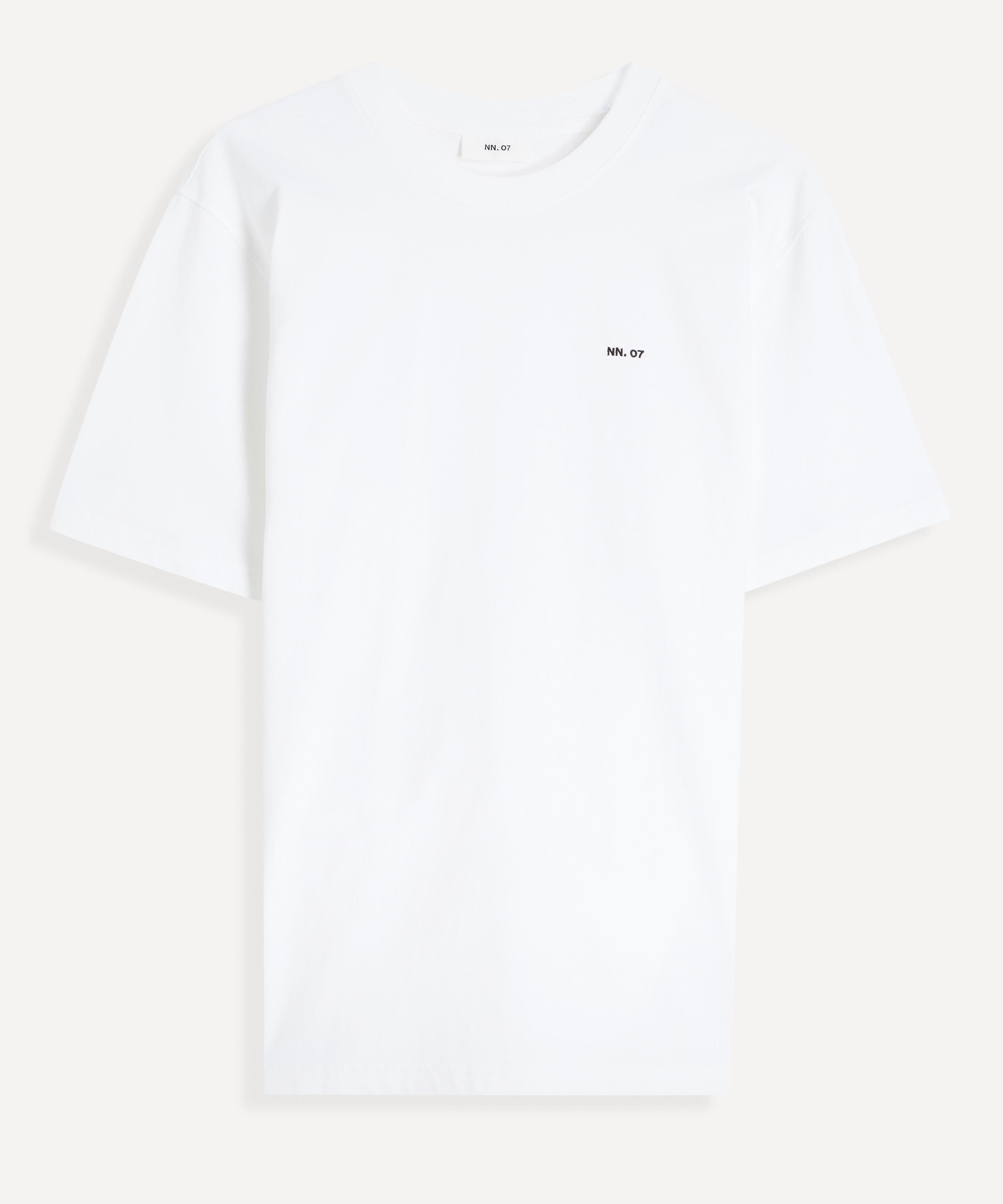 NN.07 - Adam Casual Embroidered Logo Pima Cotton T-Shirt