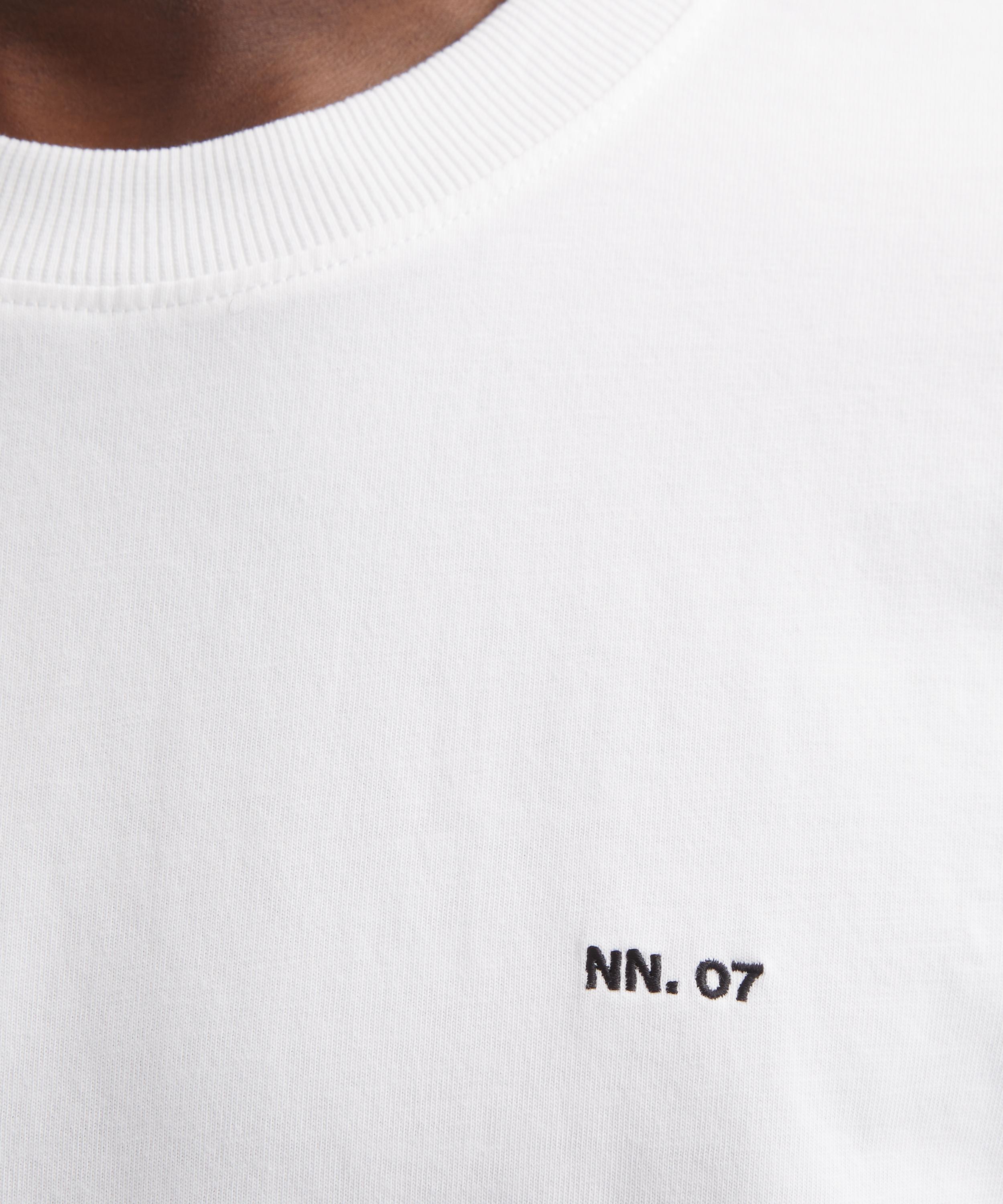 NN.07 - Adam Casual Embroidered Logo Pima Cotton T-Shirt image number 4