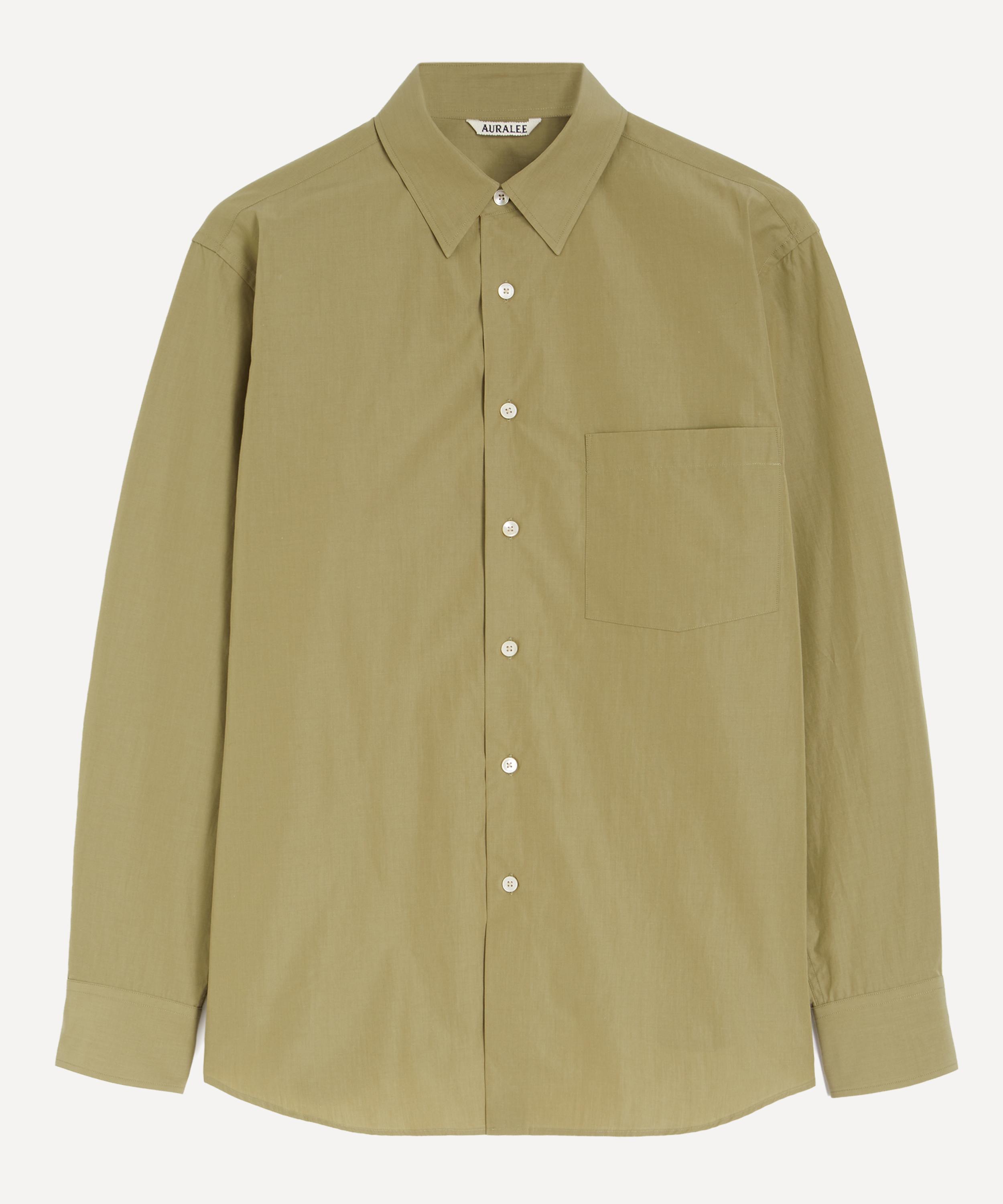 Auralee - Washed Finx Weather Chambray Shirt image number 0