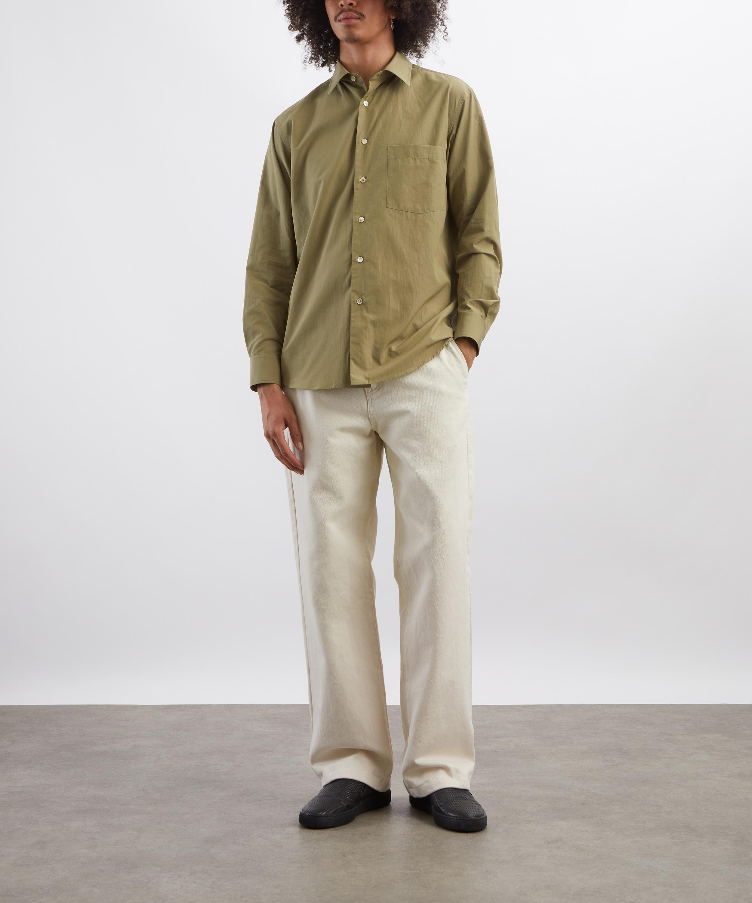 Auralee - Washed Finx Weather Chambray Shirt image number 1