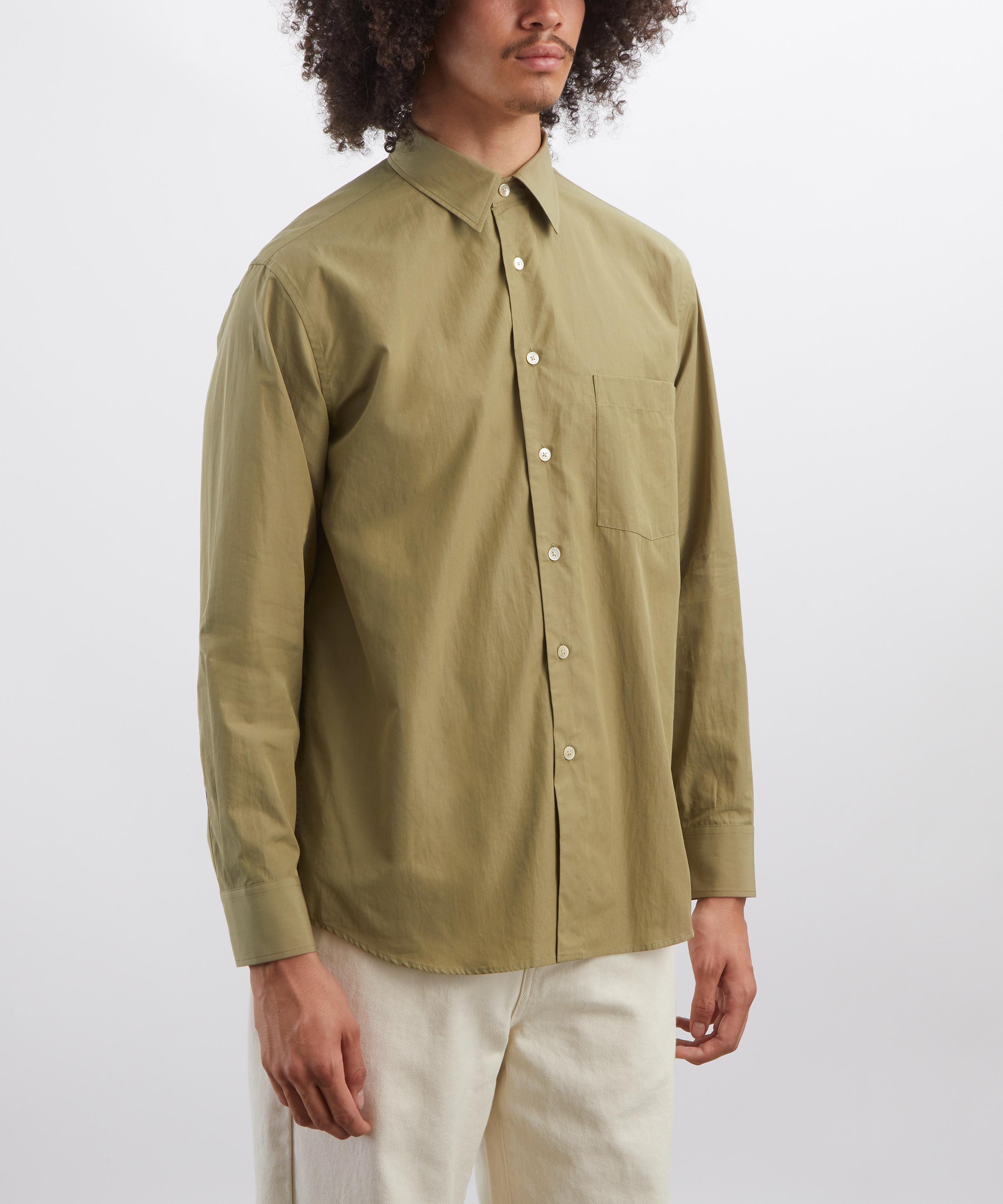 Auralee - Washed Finx Weather Chambray Shirt image number 2