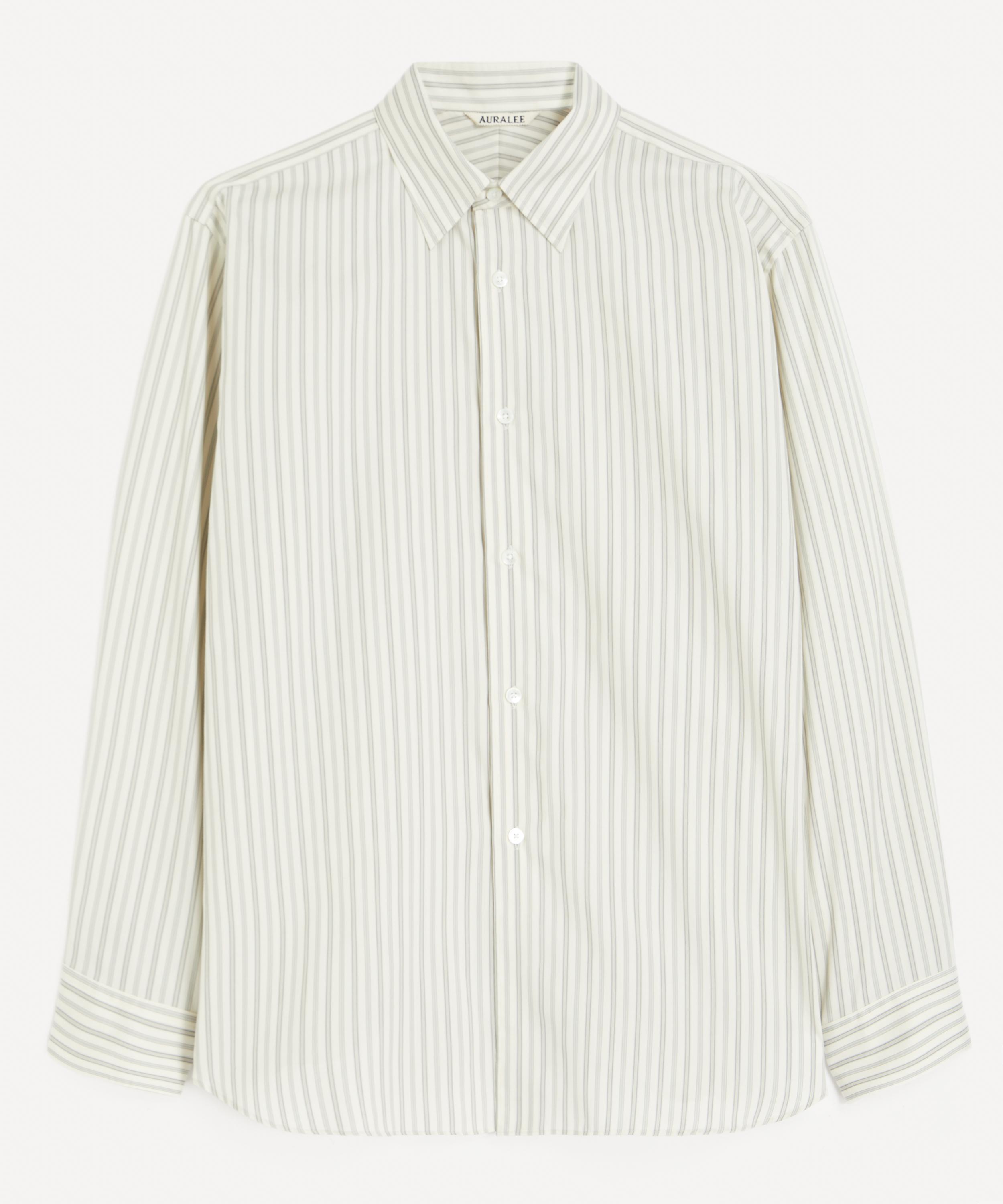 Auralee - Cotton Silk Stripe Shirt image number 0
