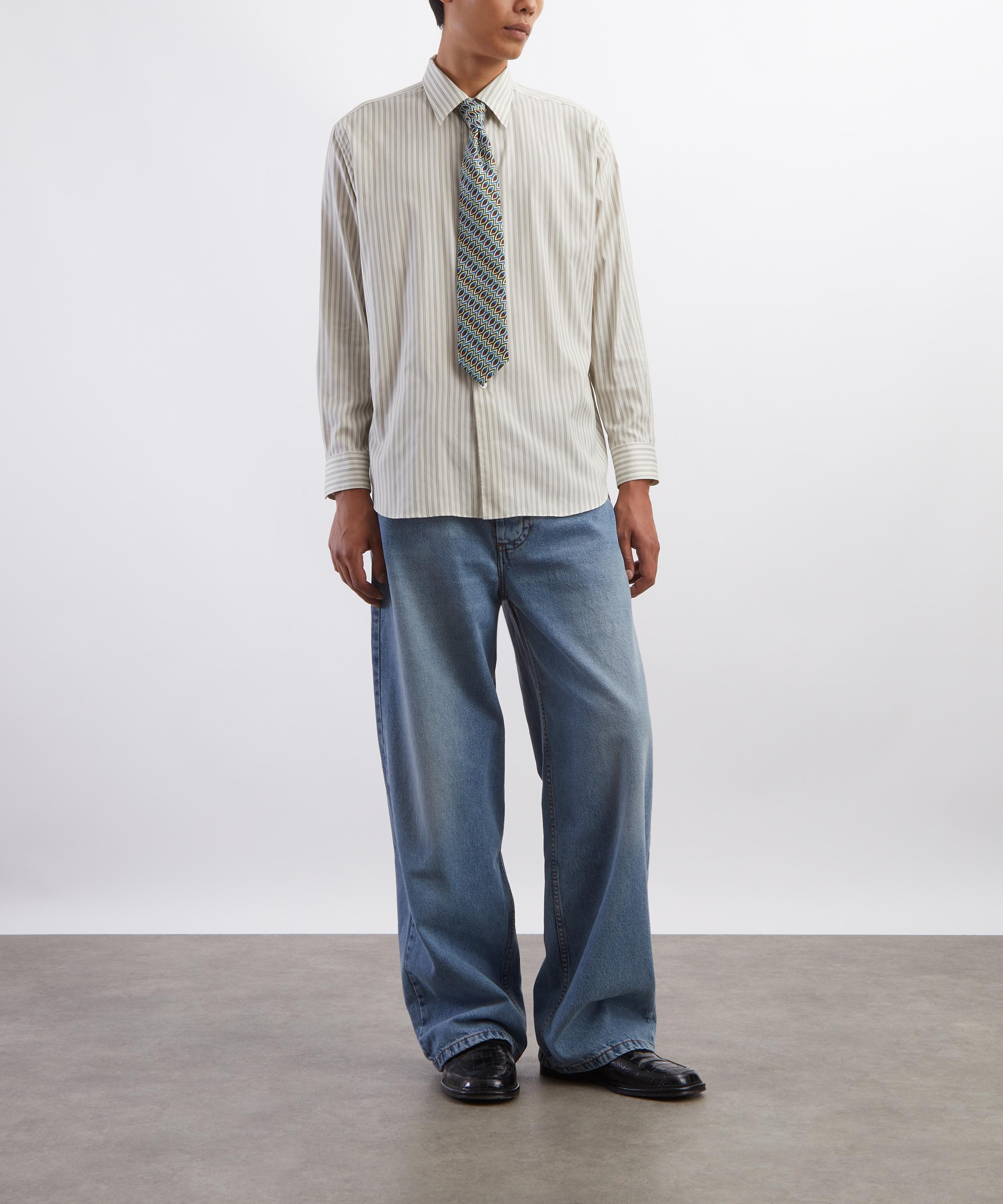 Auralee - Cotton Silk Stripe Shirt image number 1