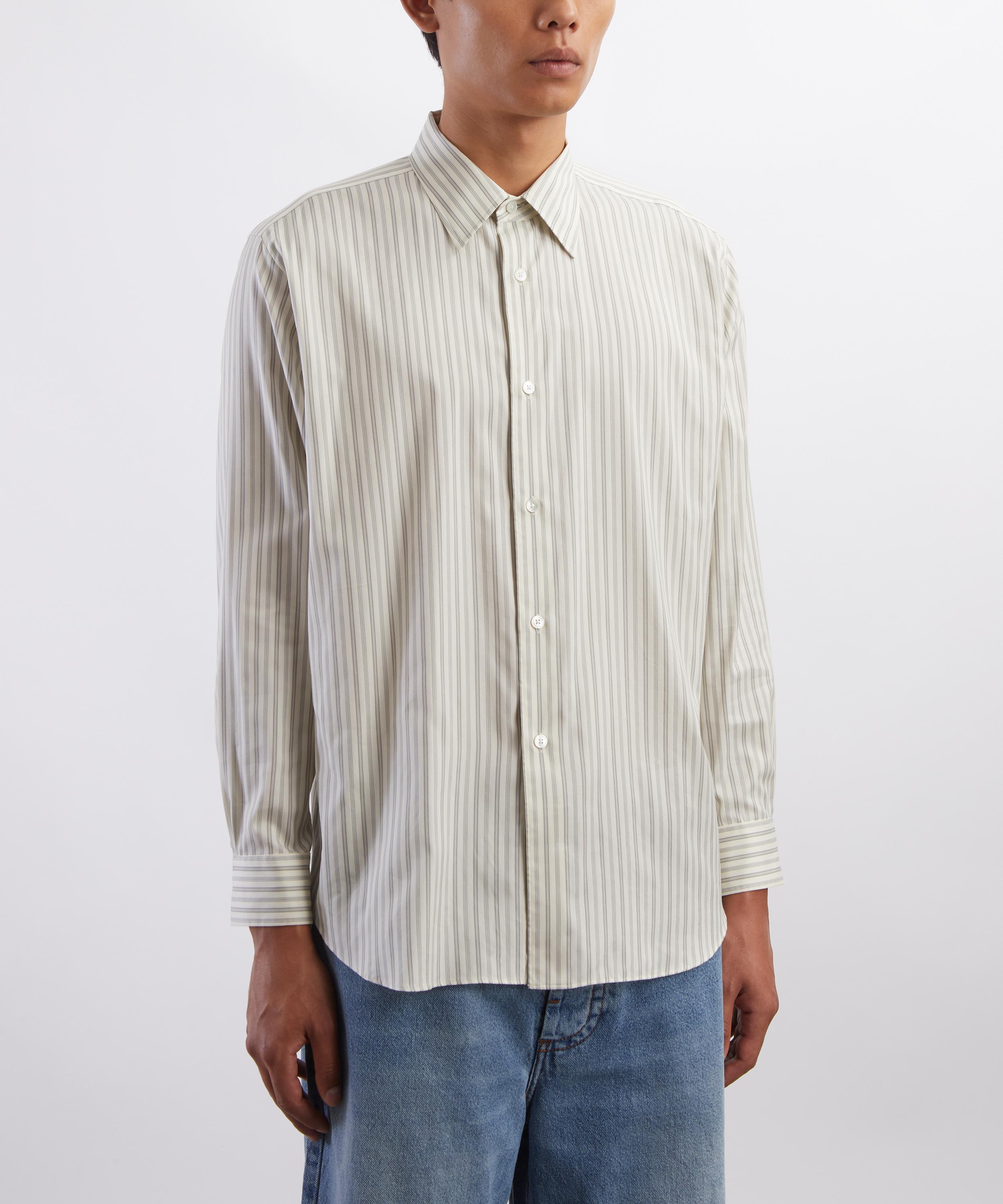 Auralee - Cotton Silk Stripe Shirt image number 2
