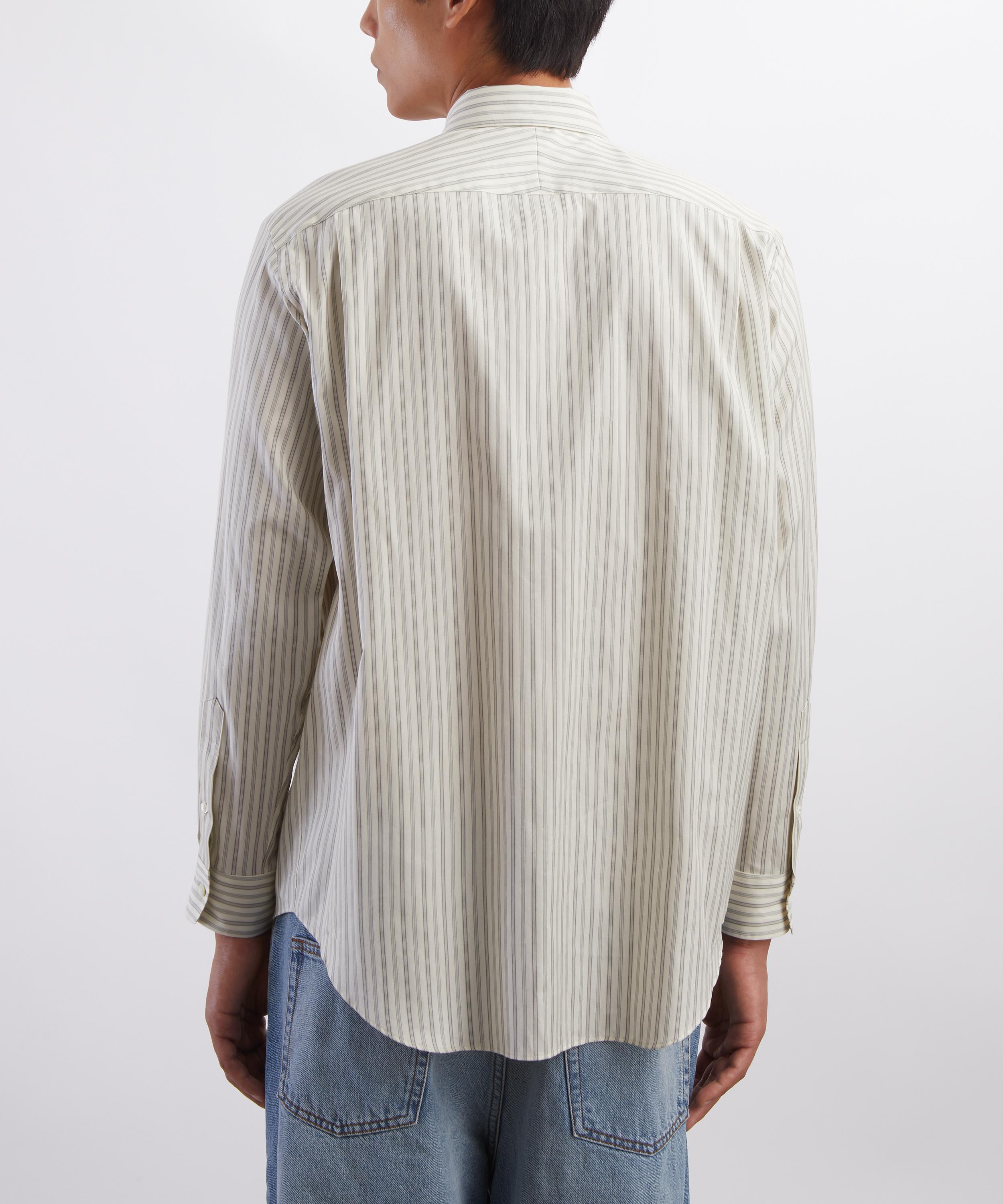 Auralee - Cotton Silk Stripe Shirt image number 3