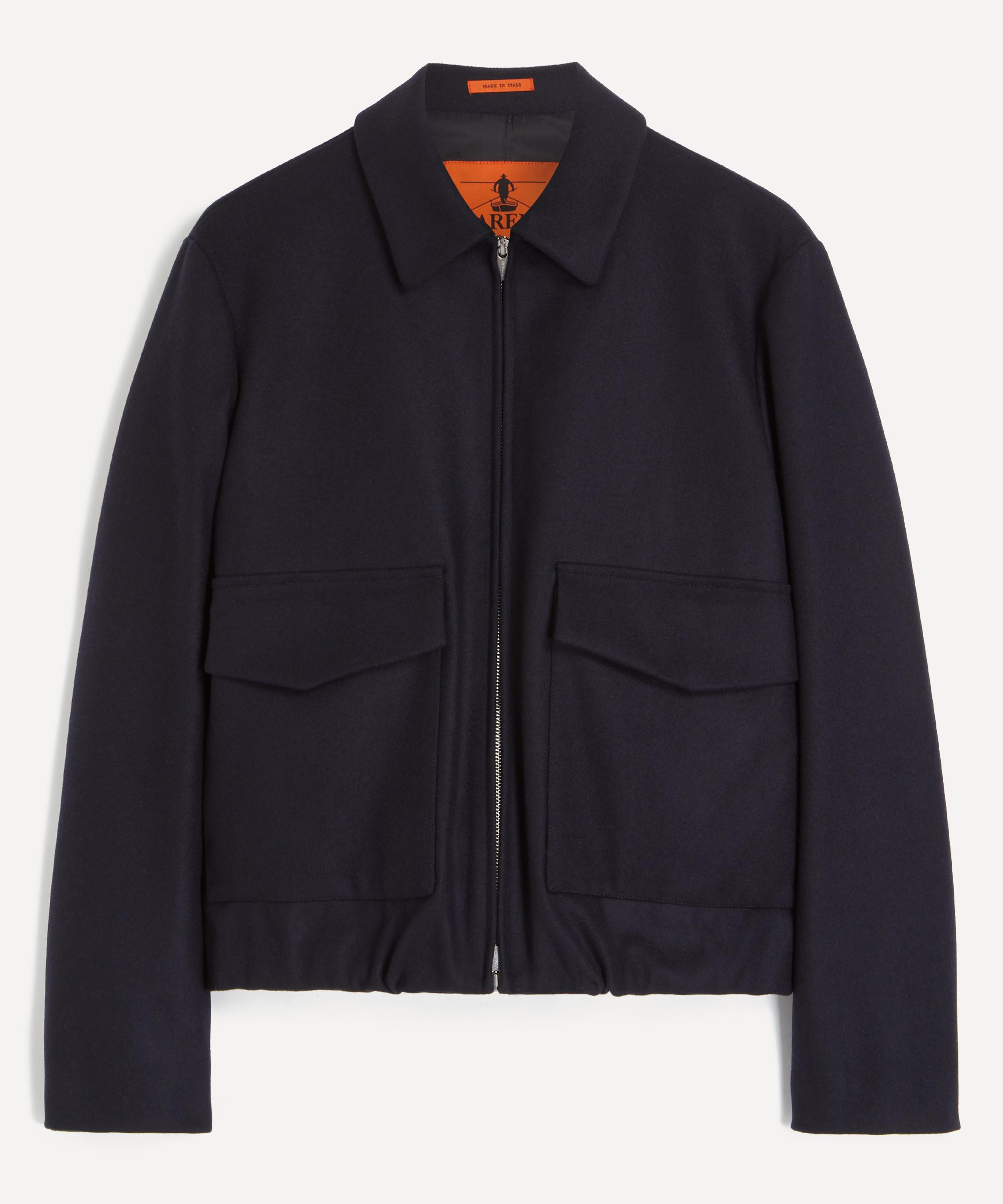 Barena - Navy Wool-Blend Jacket image number 0