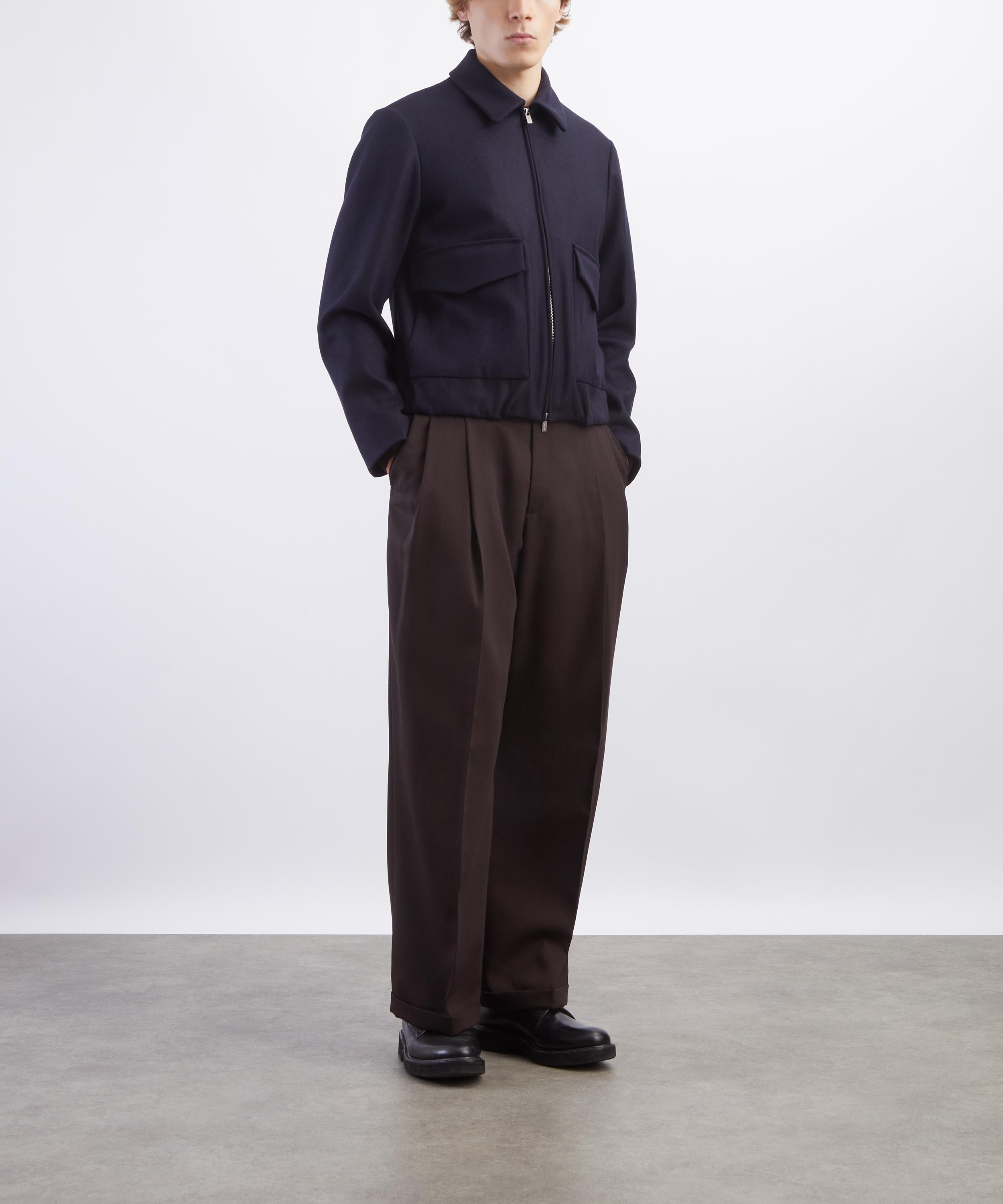 Barena - Navy Wool-Blend Jacket image number 1