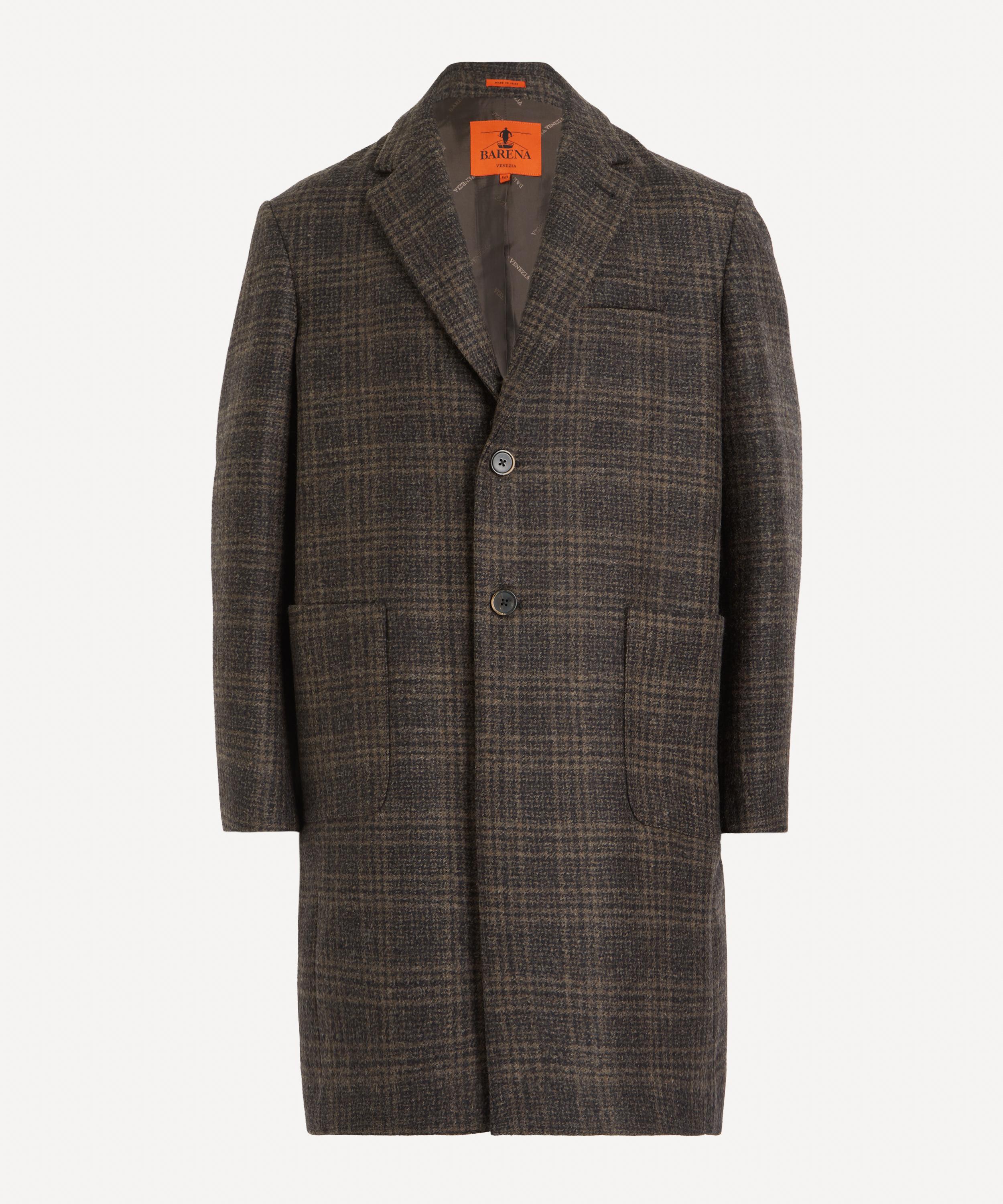 Barena - Baron Wool-Blend Plaid Coat image number 0