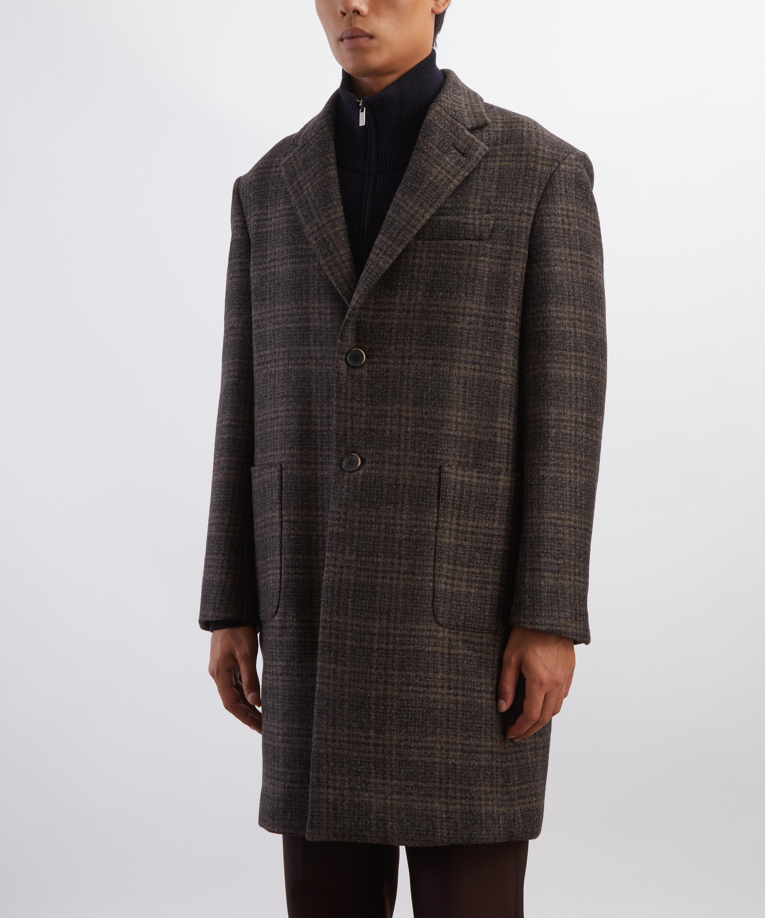 Barena - Baron Wool-Blend Plaid Coat image number 2
