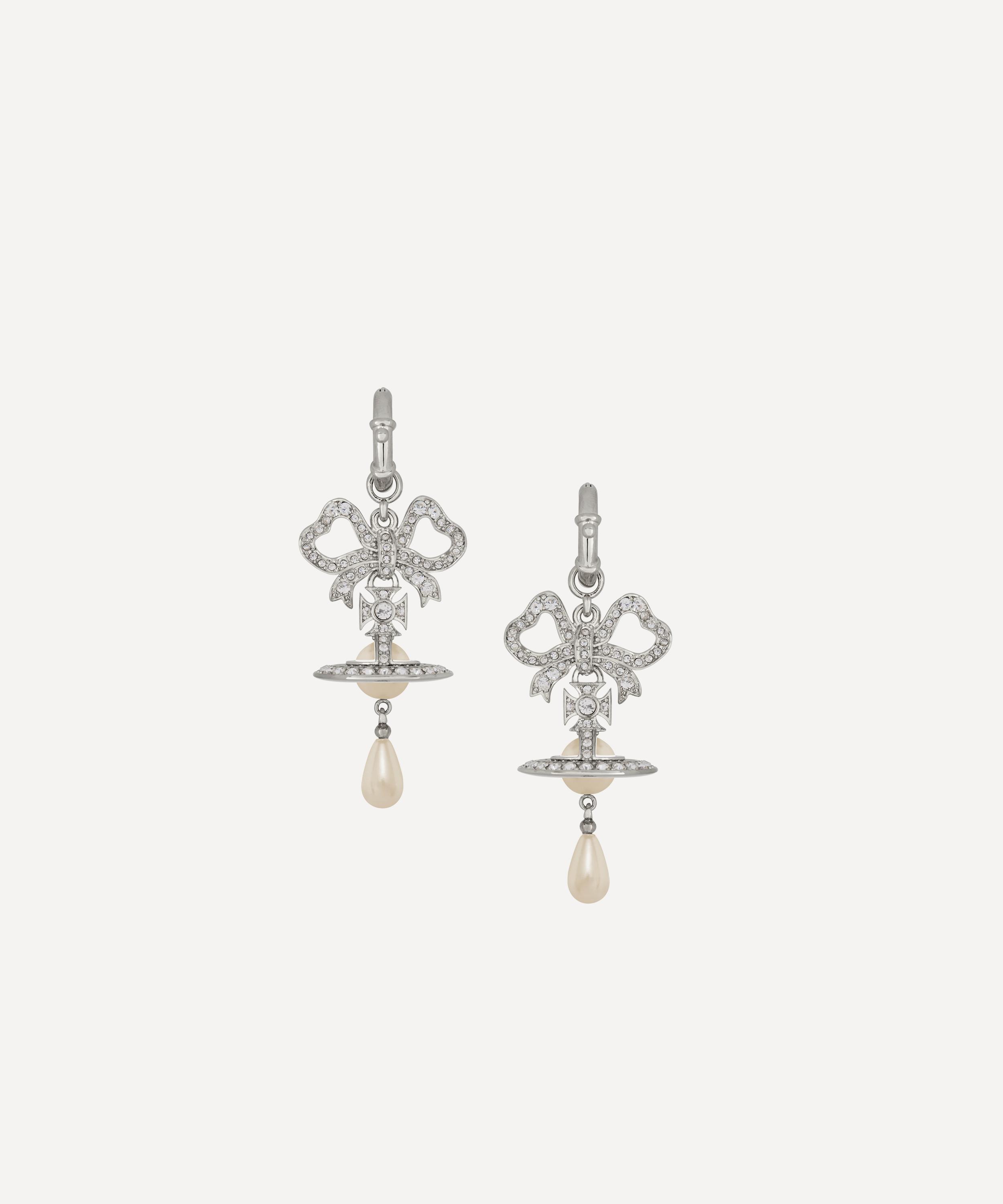 Vivienne Westwood - Silver-Tone Rigoberta Pearl Earrings image number 0