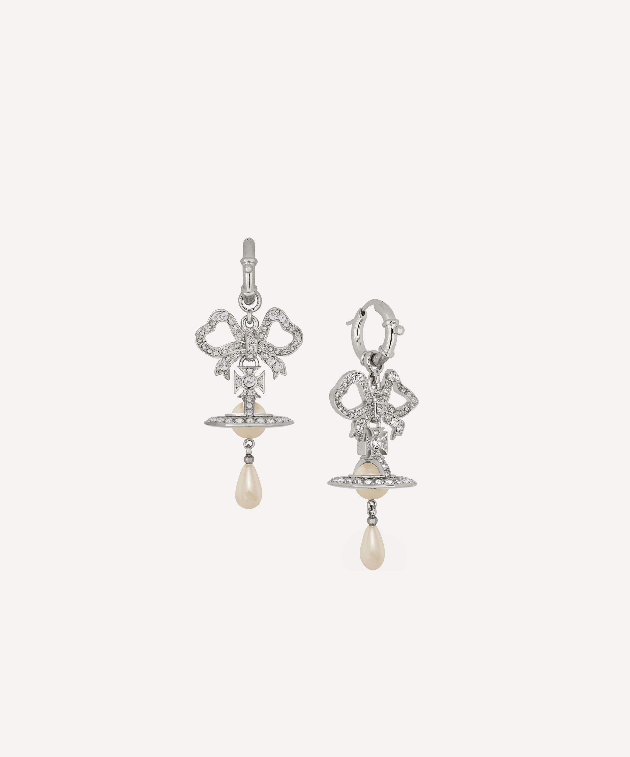 Vivienne Westwood - Silver-Tone Rigoberta Pearl Earrings image number 1