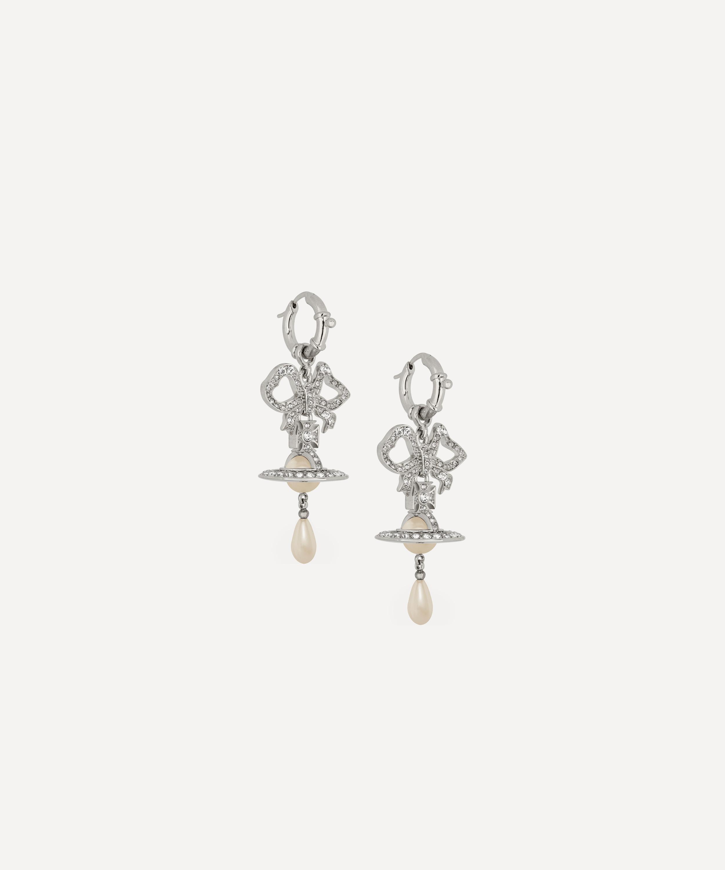 Vivienne Westwood - Silver-Tone Rigoberta Pearl Earrings image number 2