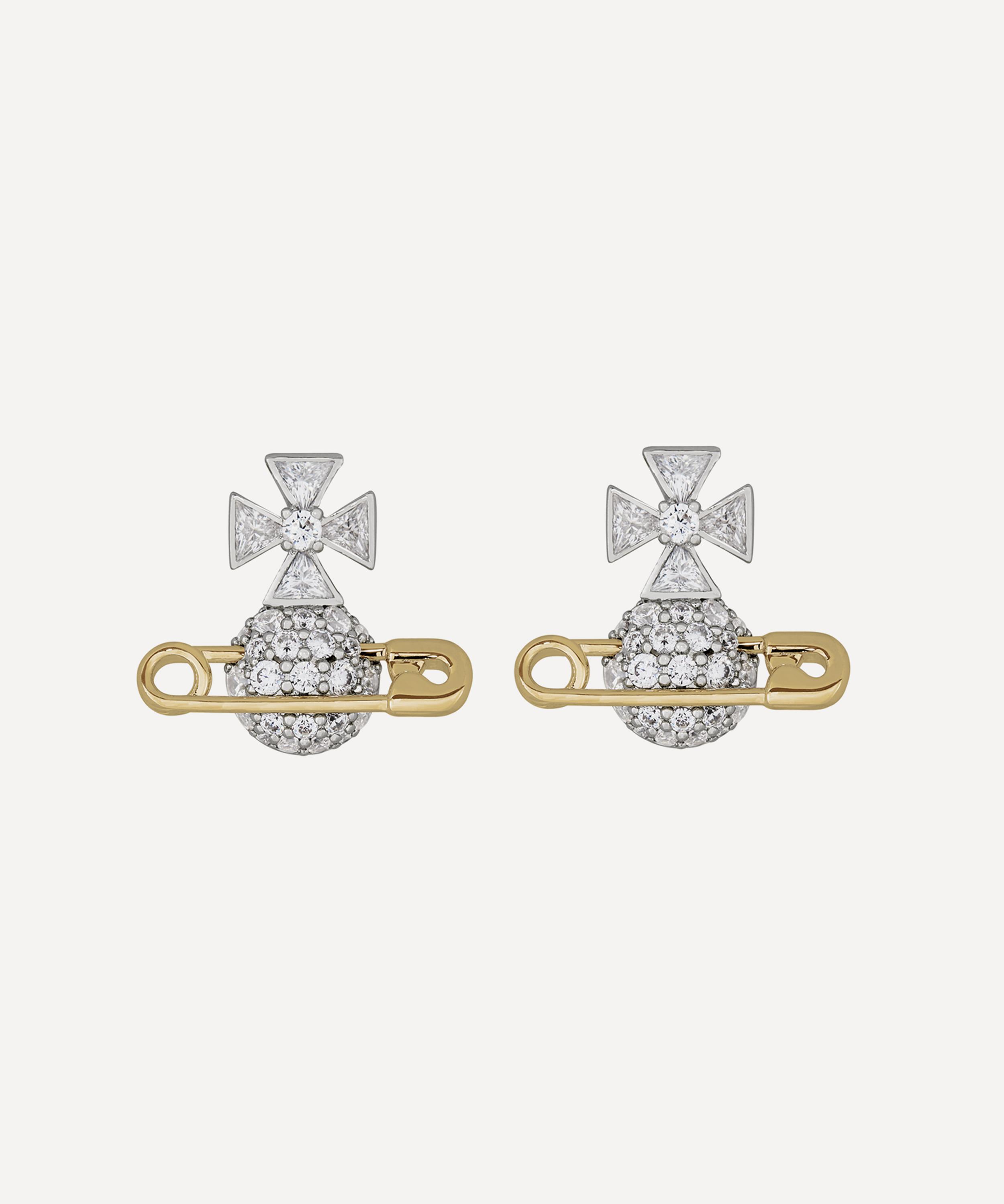 Vivienne Westwood - Mixed Metal Hectorina Stud Earrings