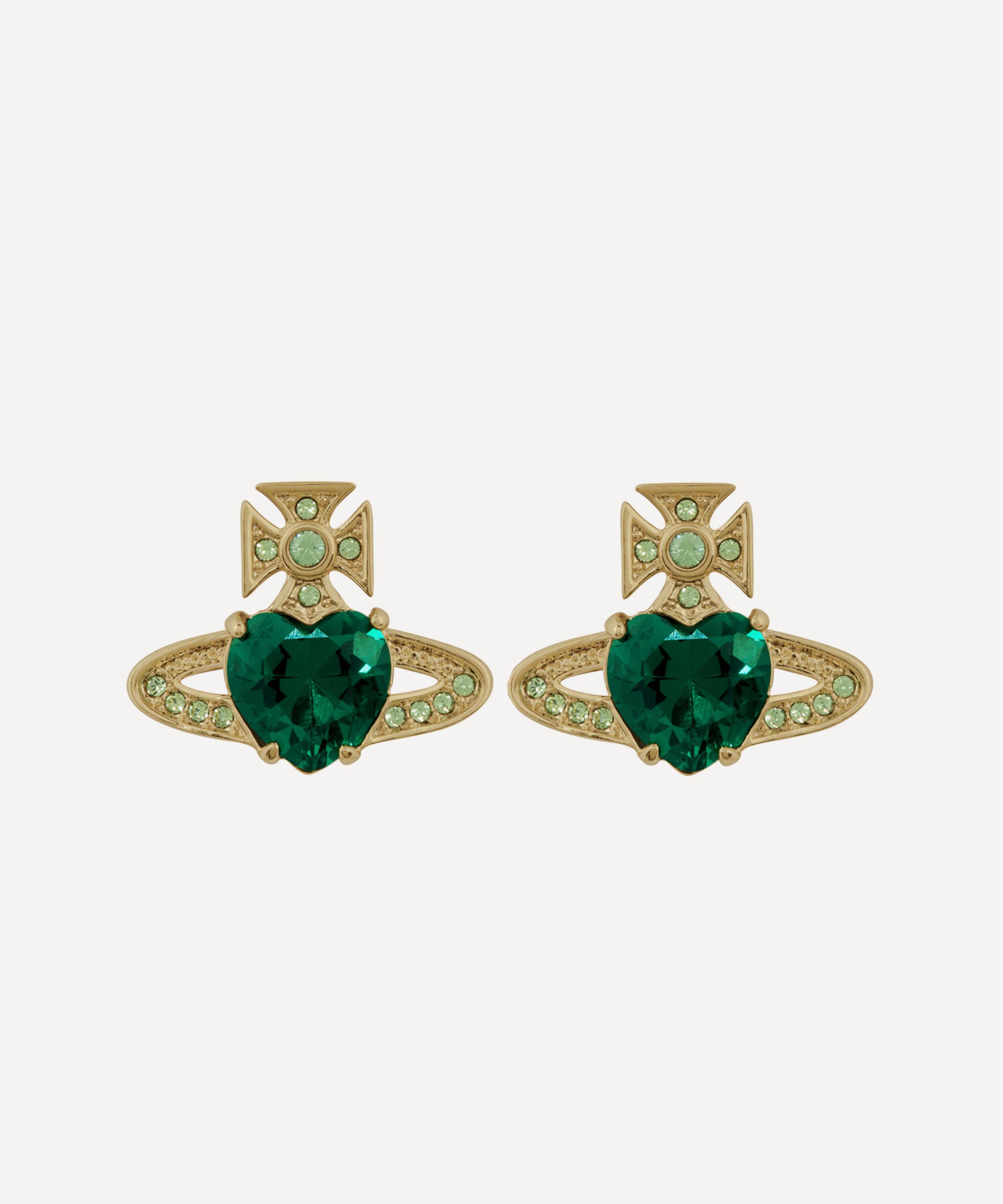 Vivienne Westwood - Gold-Tone Ariella Stud Earrings image number 0