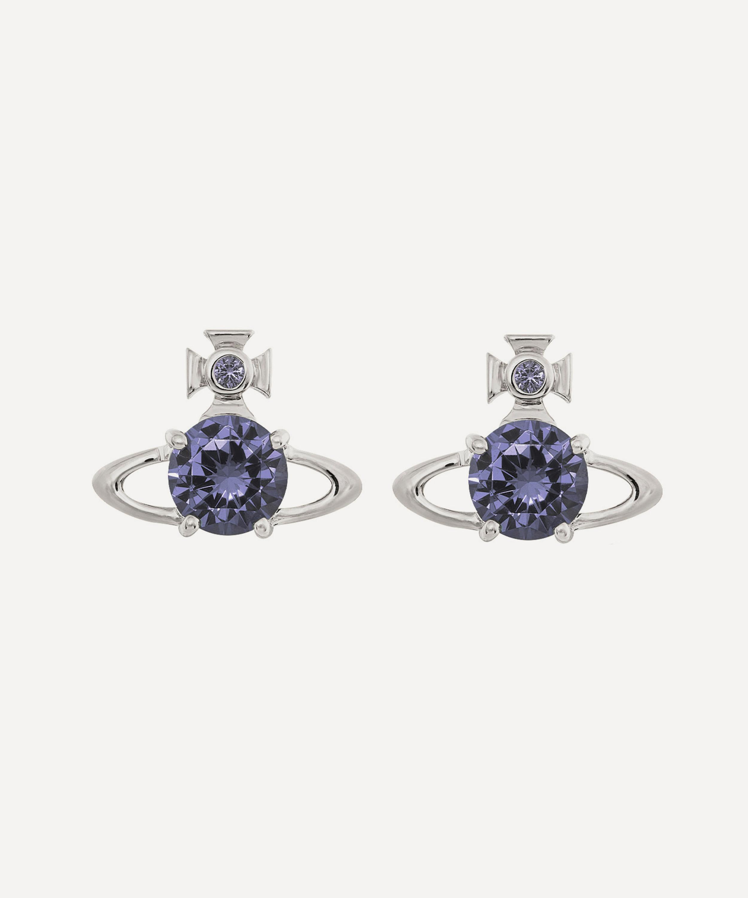 Vivienne Westwood - Silver-Tone Reina Stud Earrings
