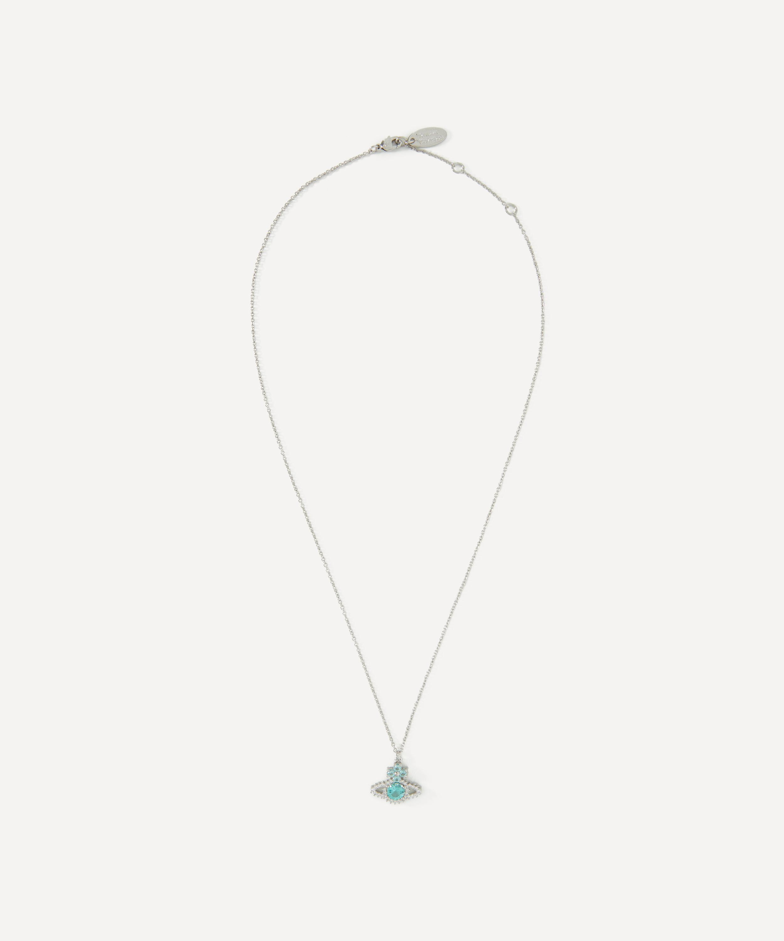 Vivienne Westwood - Silver-Tone Valentina Orb Pendant Necklace image number 2