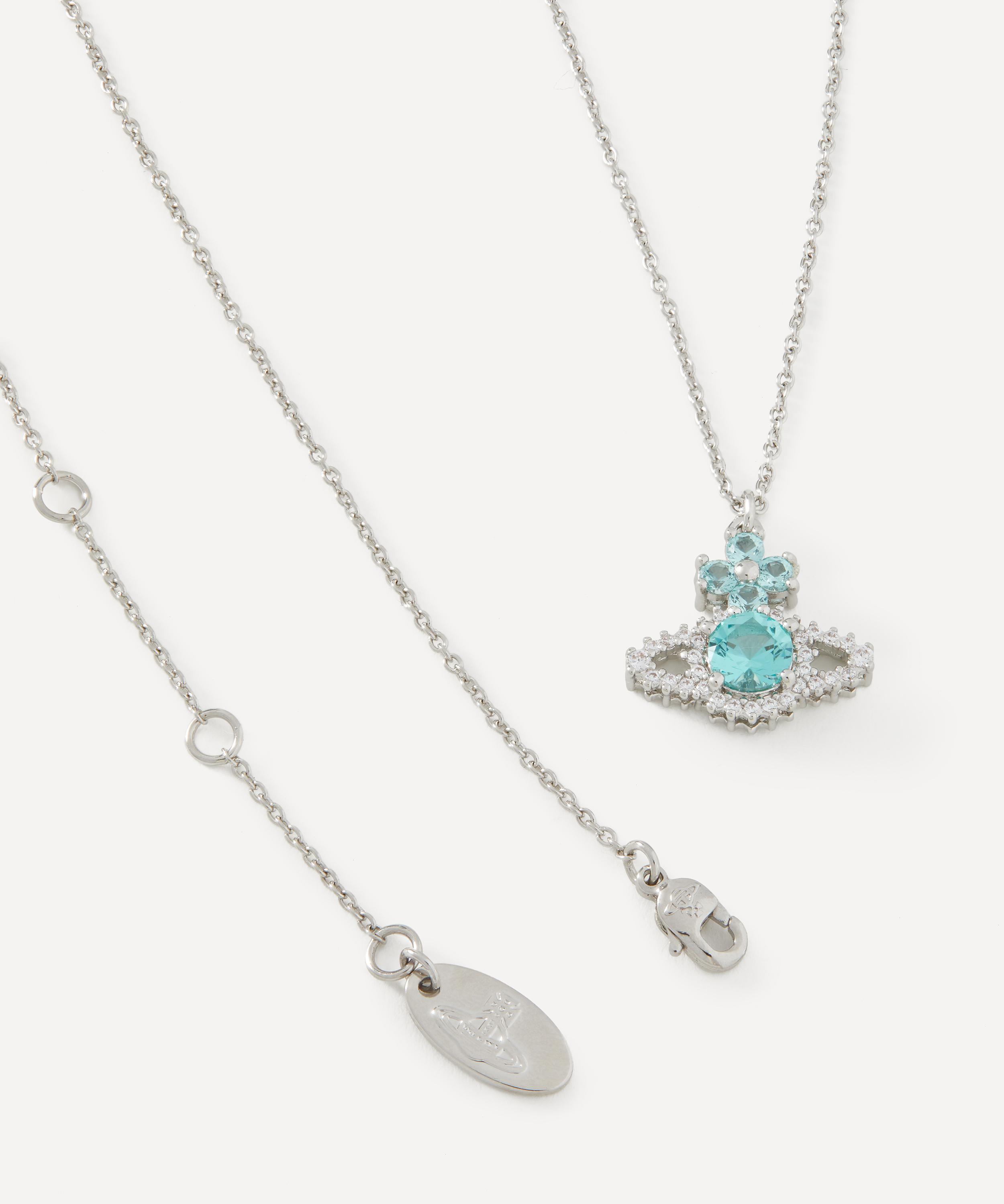 Vivienne Westwood - Silver-Tone Valentina Orb Pendant Necklace image number 3
