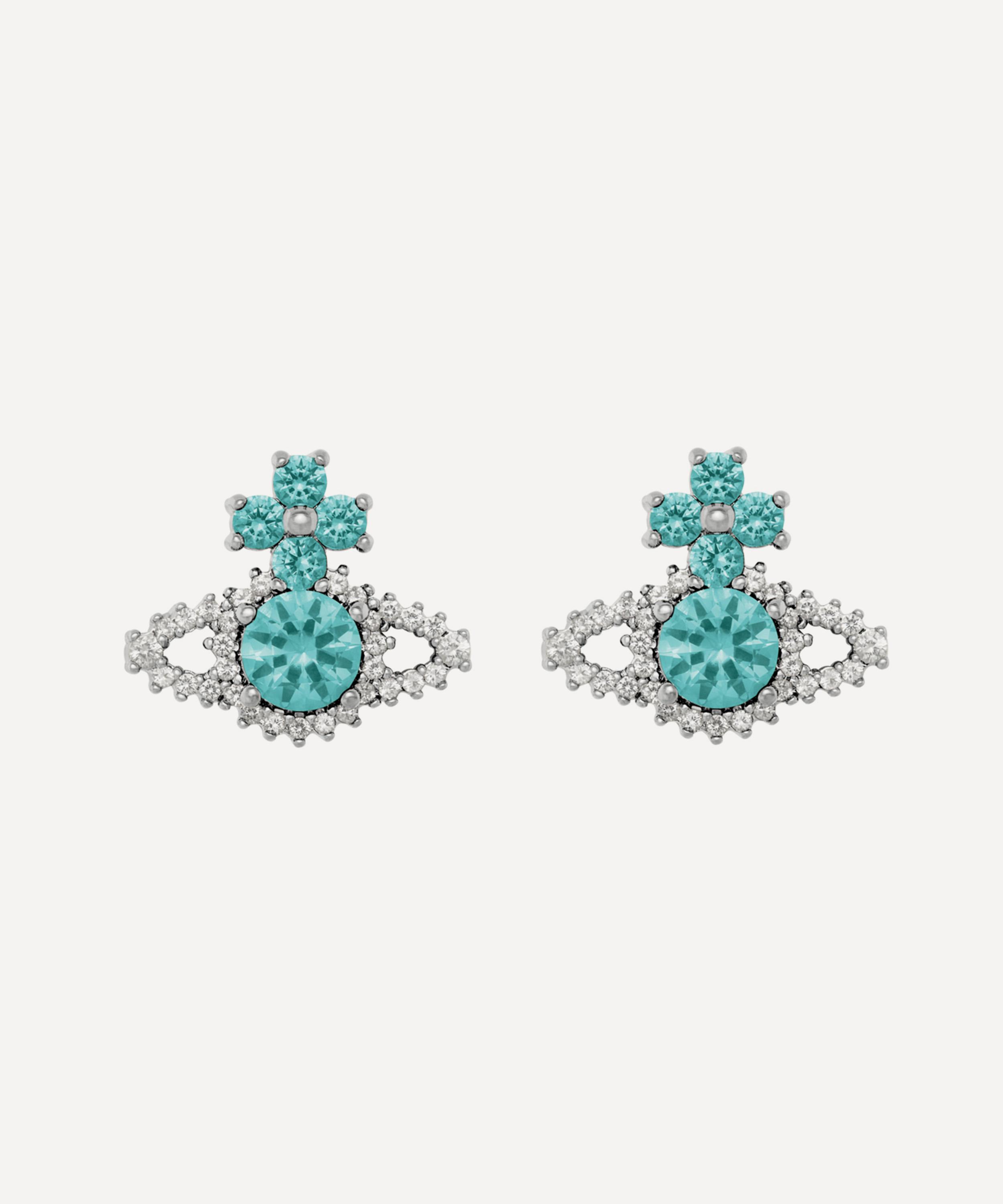 Vivienne Westwood - Silver-Tone Valentina Orb Stud Earrings