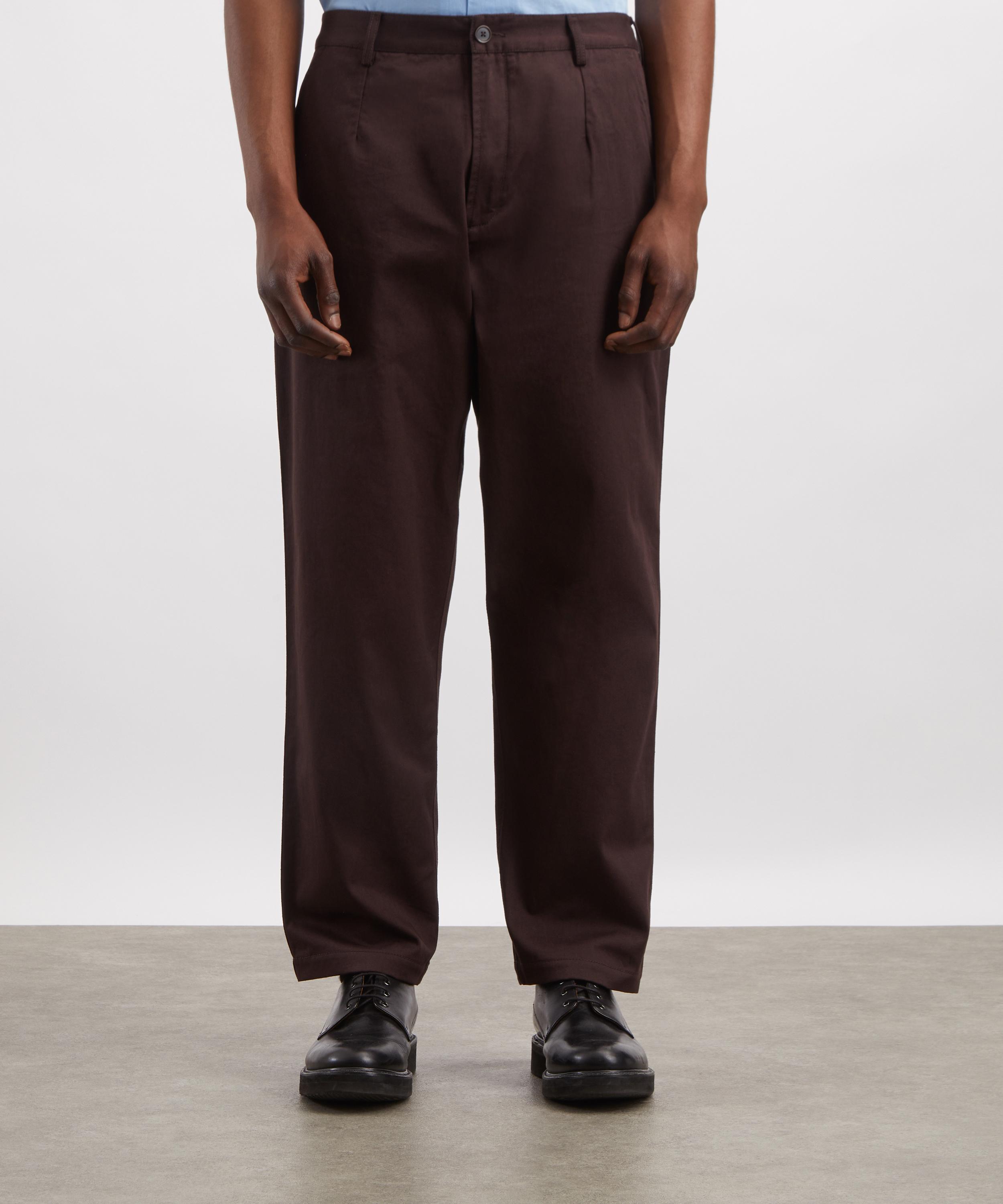 Universal Works - Brown Twill Drizzy Trousers image number 2