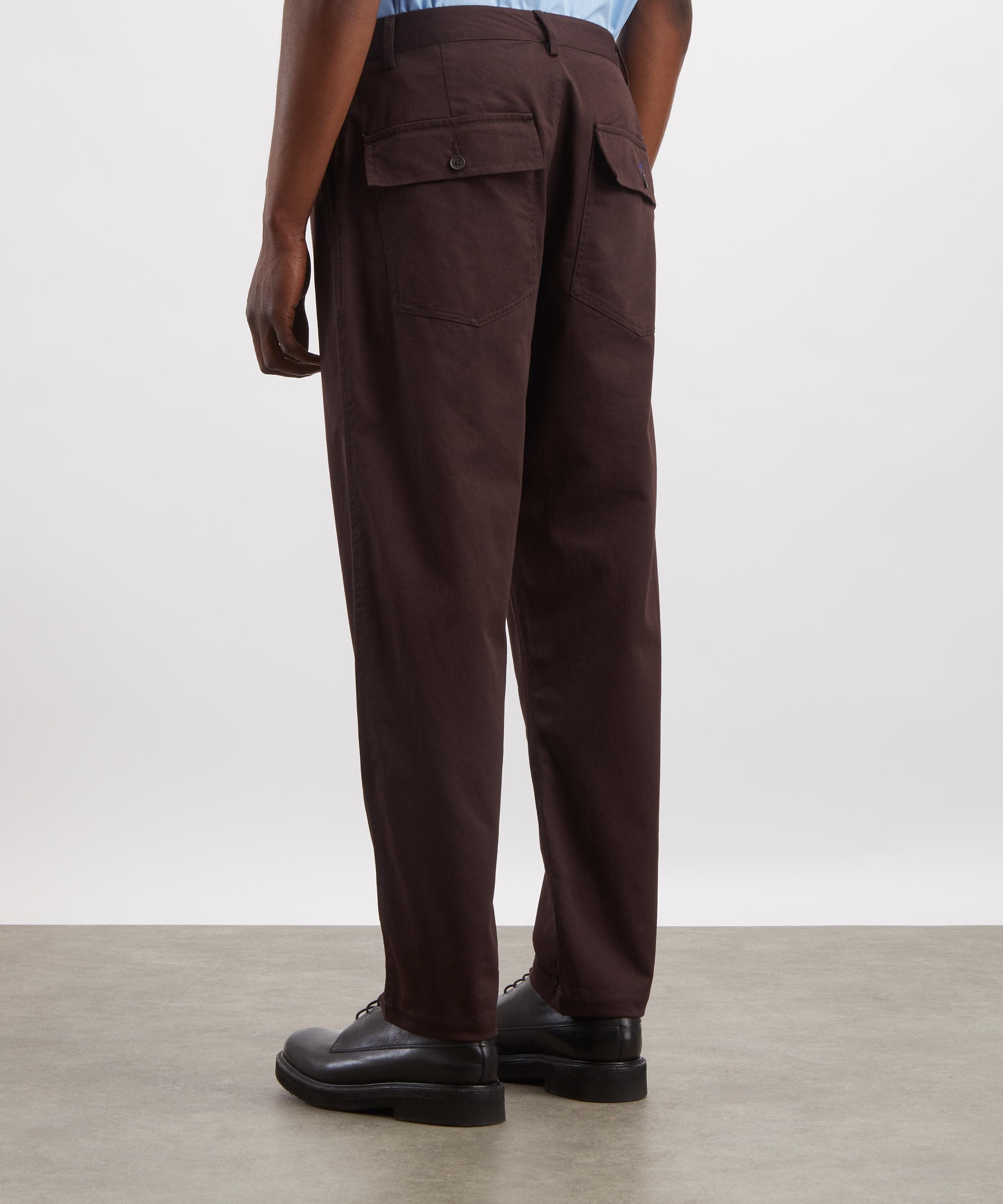 Universal Works - Brown Twill Drizzy Trousers image number 3