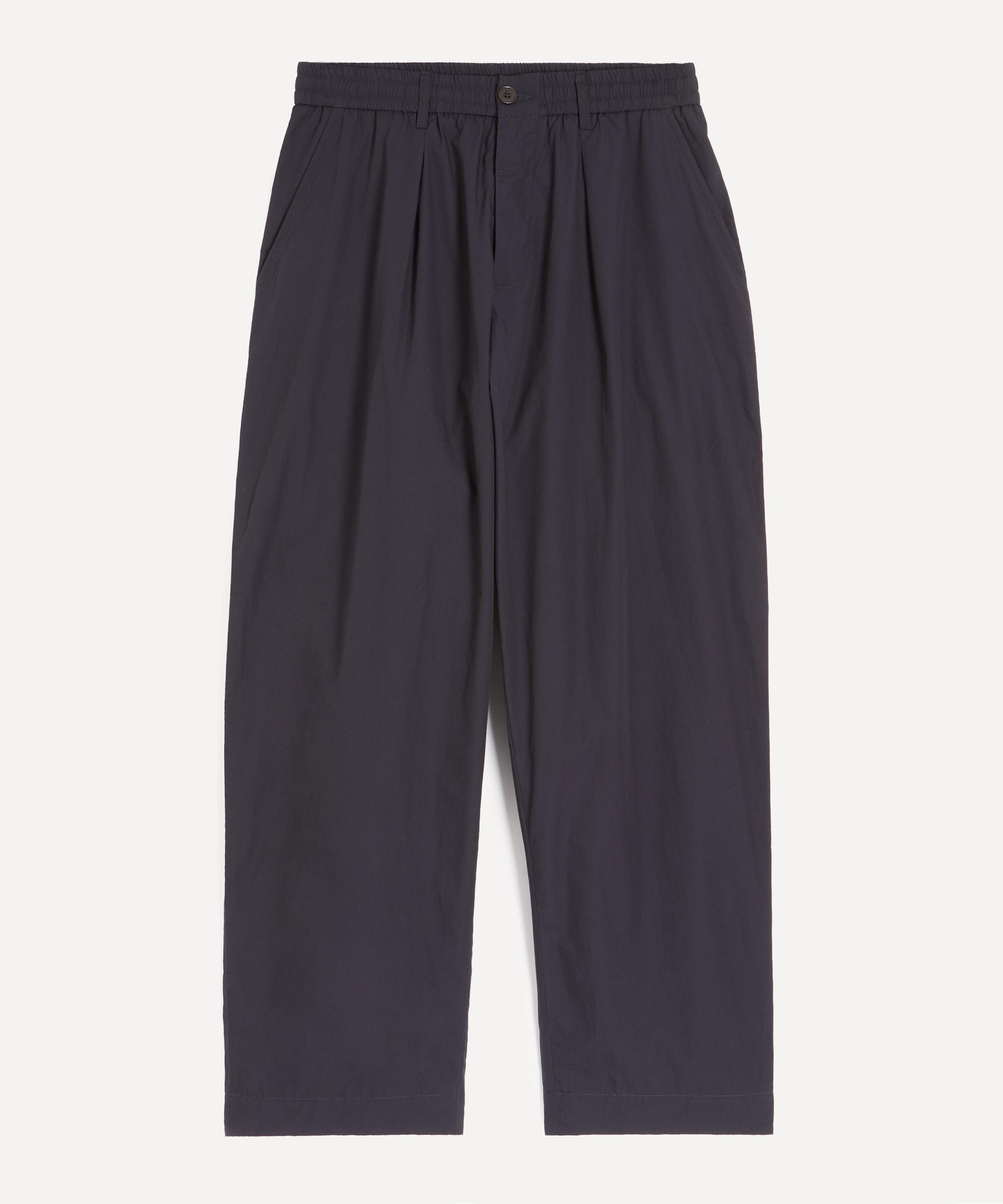 Universal Works - Navy Broadcloth Oxford Trousers