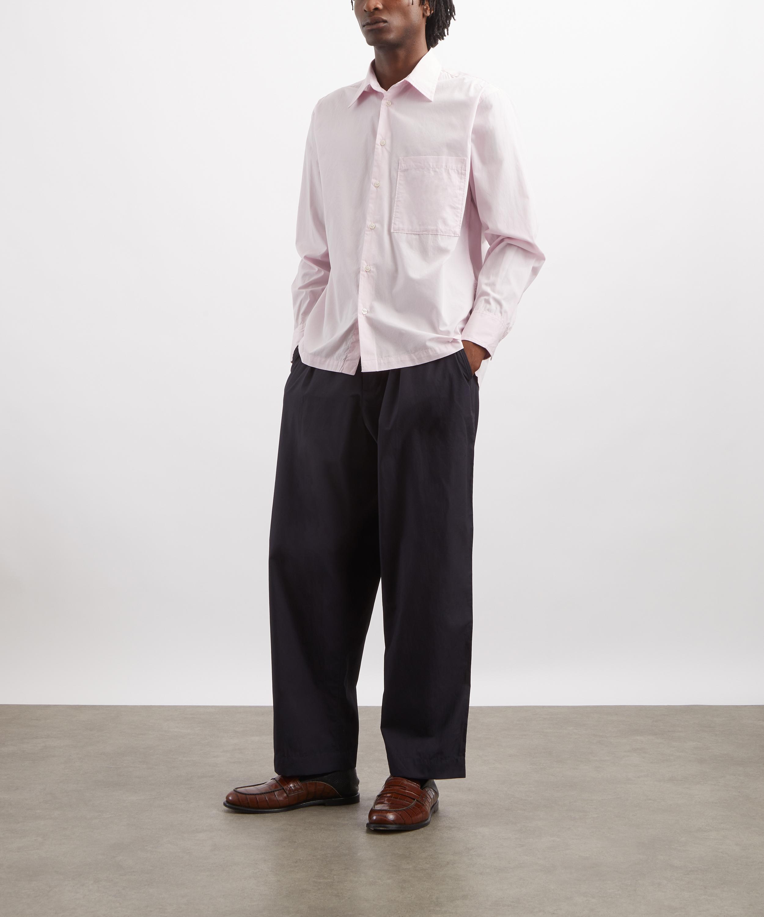 Universal Works - Navy Broadcloth Oxford Trousers image number 1
