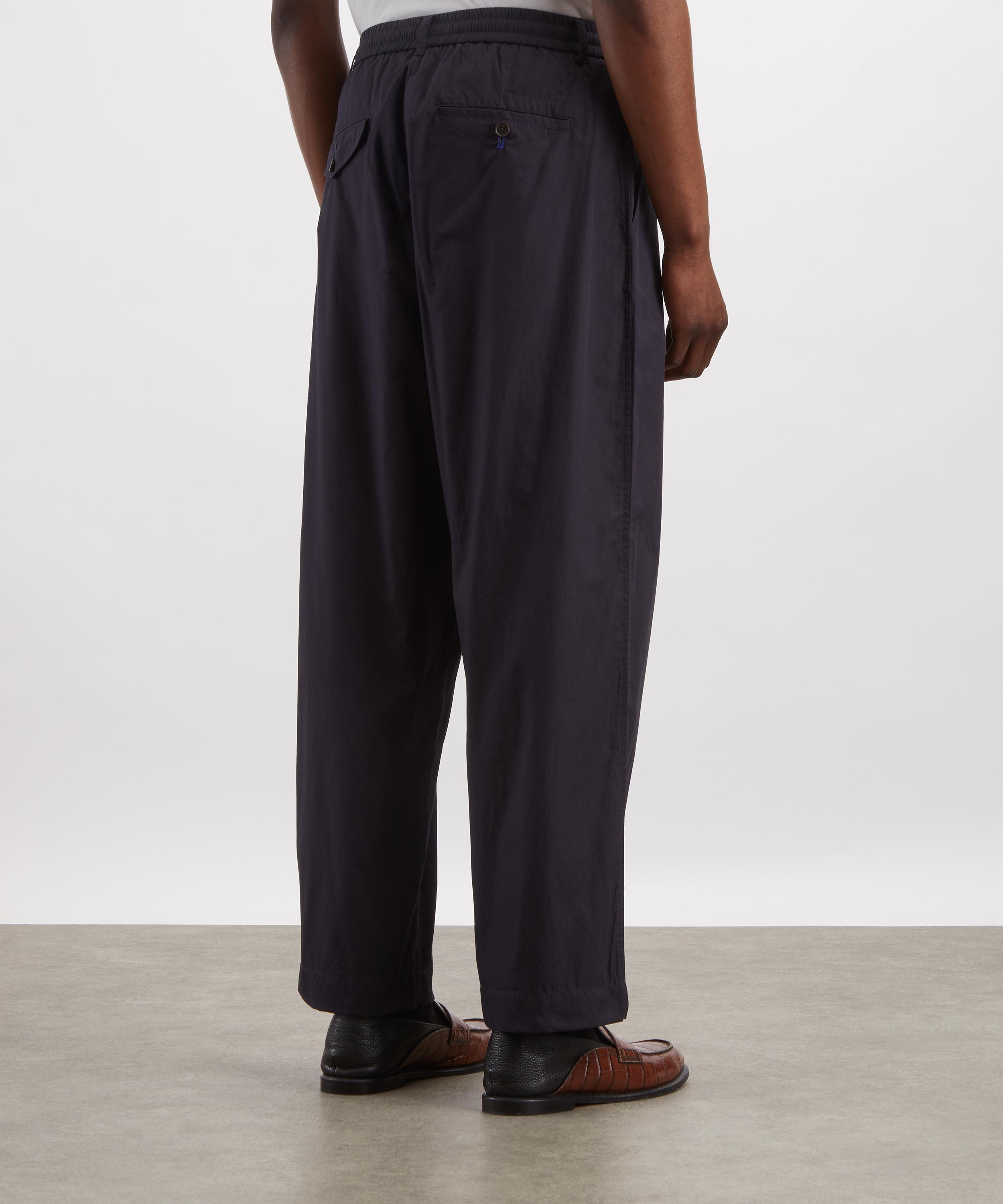 Universal Works - Navy Broadcloth Oxford Trousers image number 3