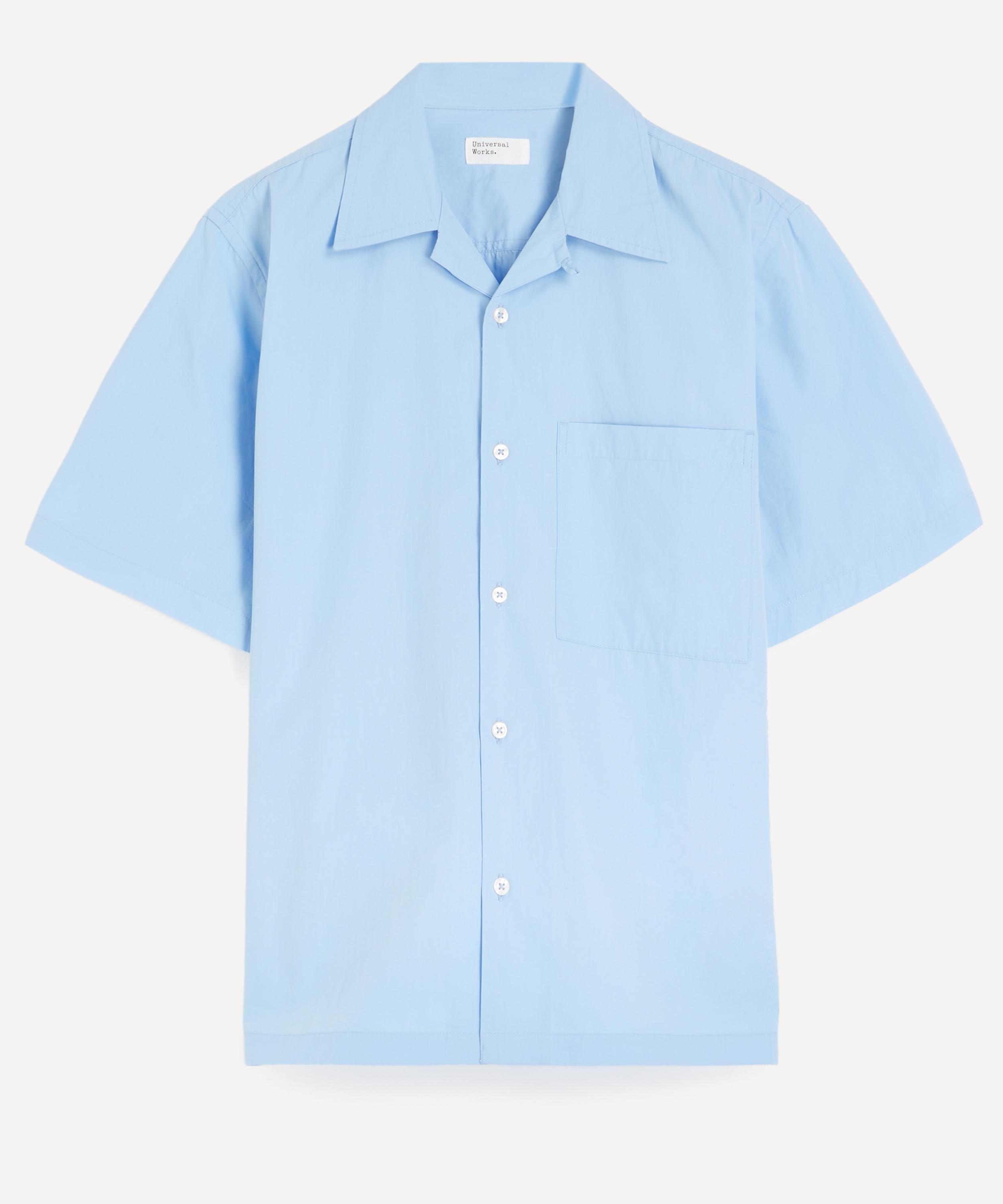 Universal Works - Sky Fil a Fil Camp Shirt