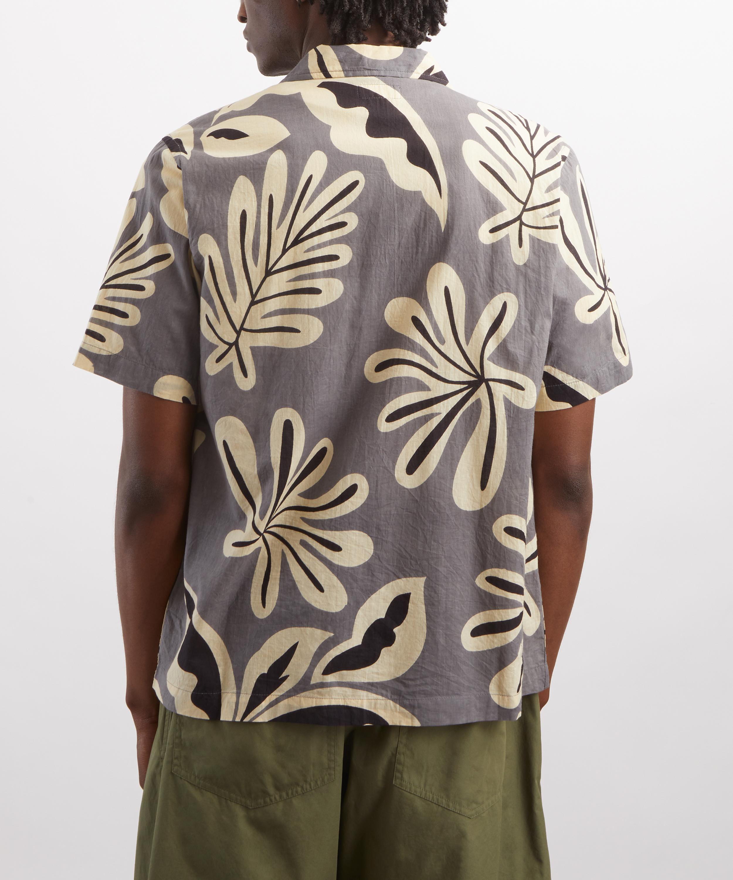 Universal Works - Grey Baja Print Road Shirt image number 3