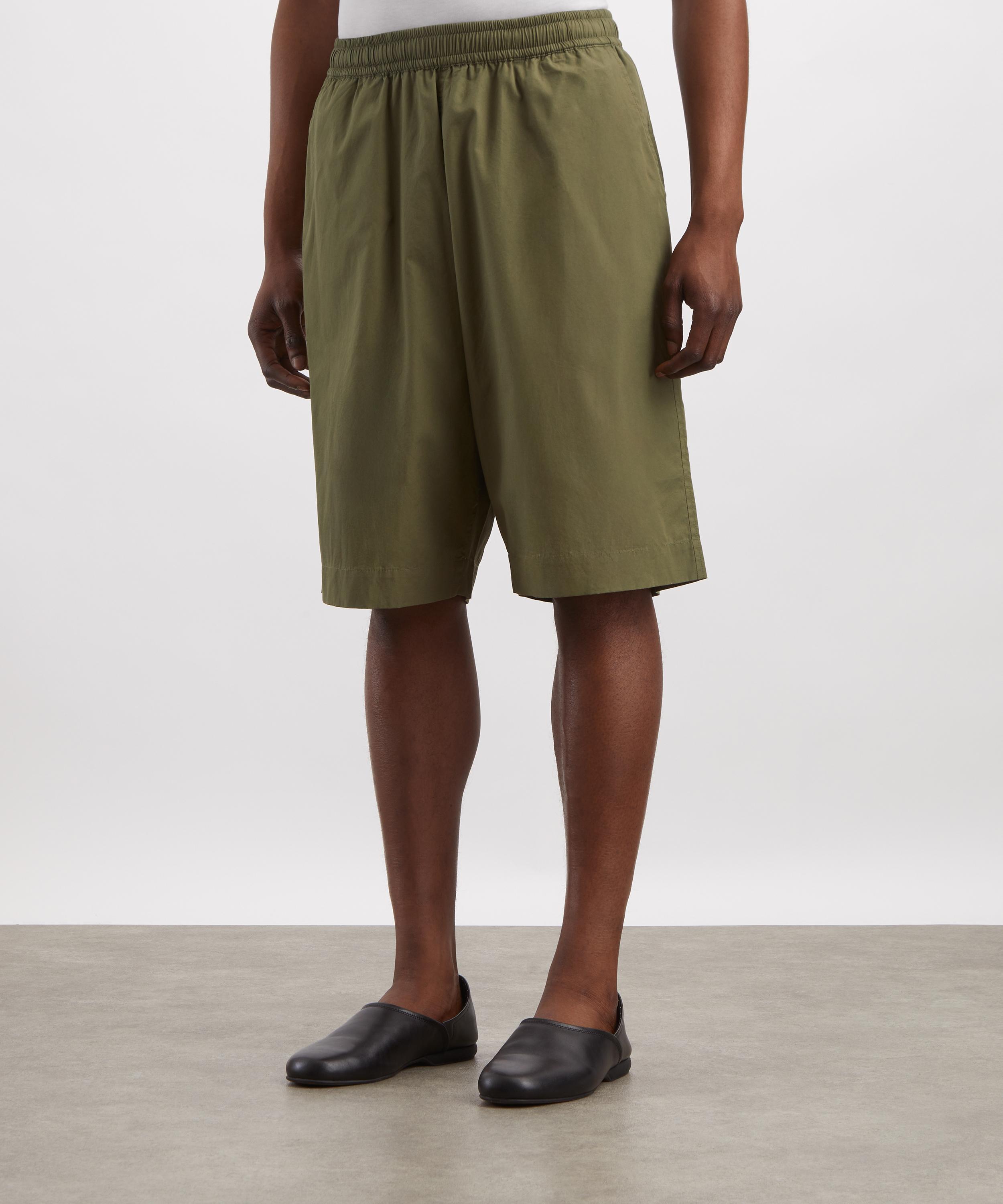 Universal Works - Olive Broadcloth Vacation Shorts image number 2