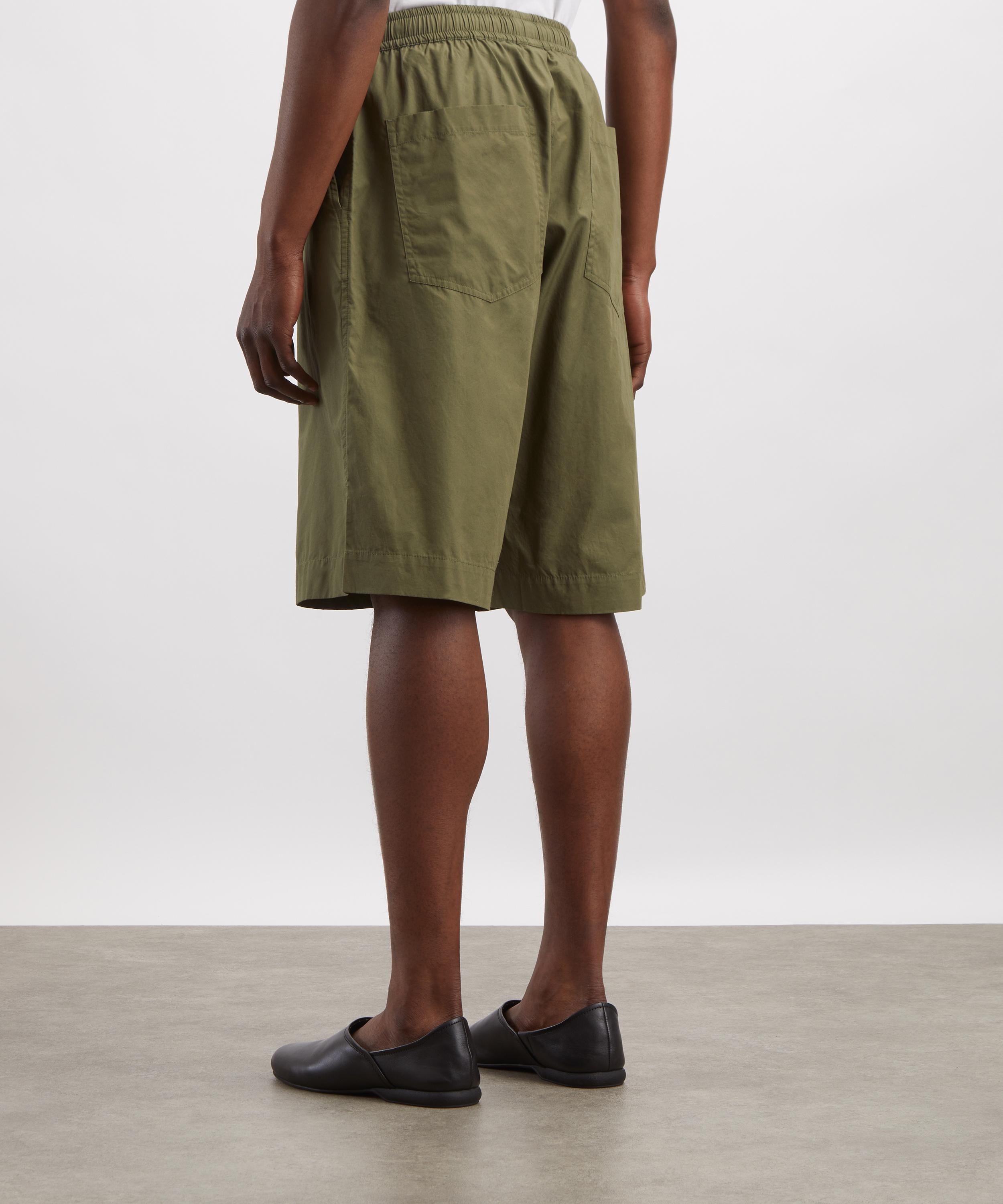 Universal Works - Olive Broadcloth Vacation Shorts image number 3