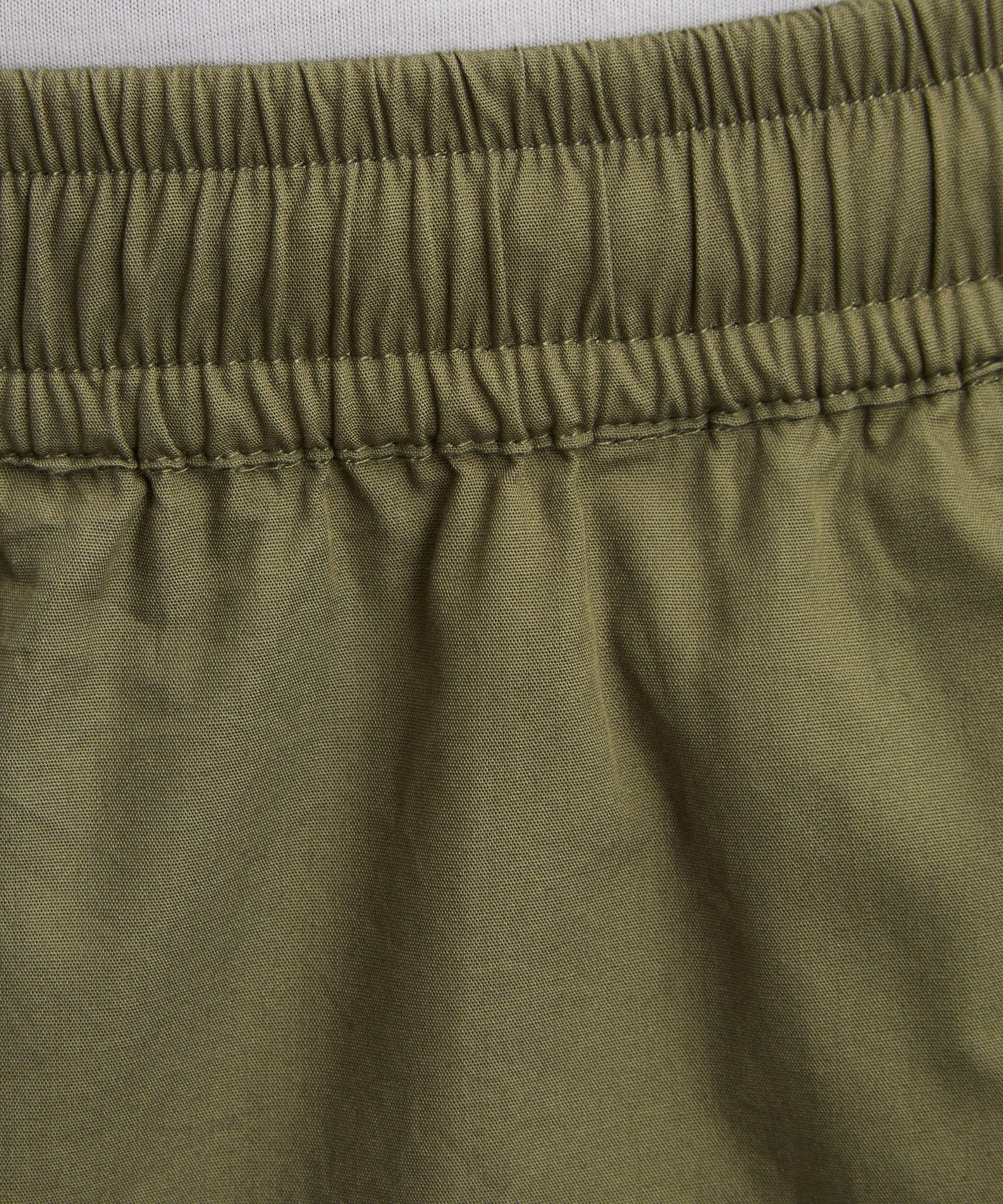 Universal Works - Olive Broadcloth Vacation Shorts image number 4