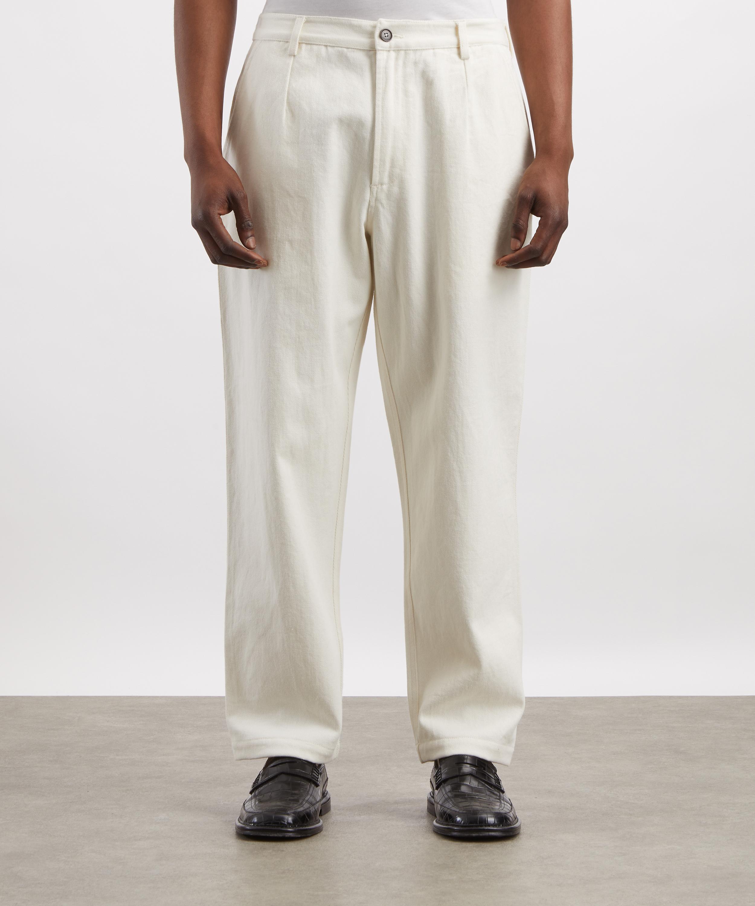 Universal Works - Ecru Slub Drill Drizzy Trousers image number 2