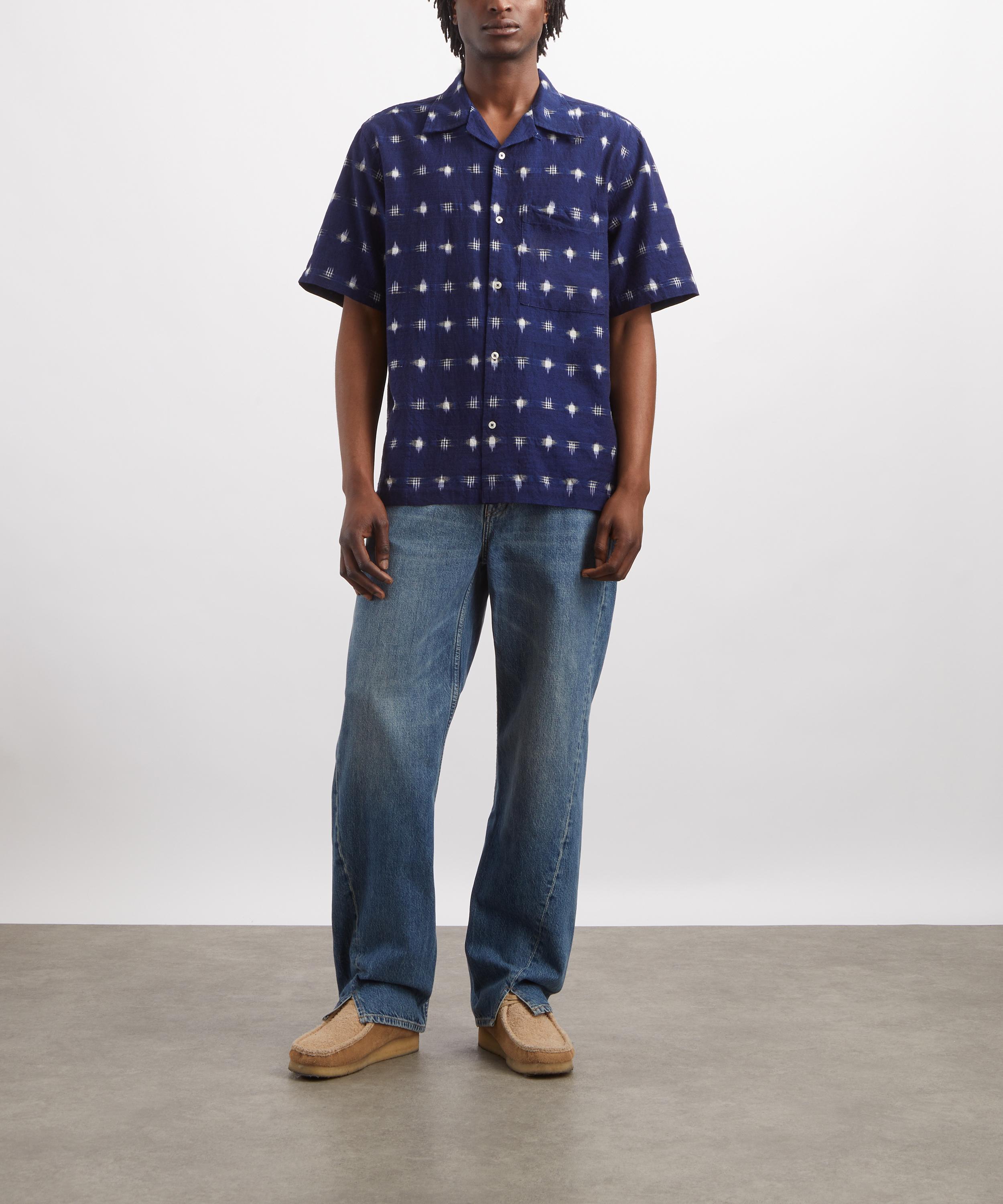Universal Works - Indigo Camper Shirt image number 1