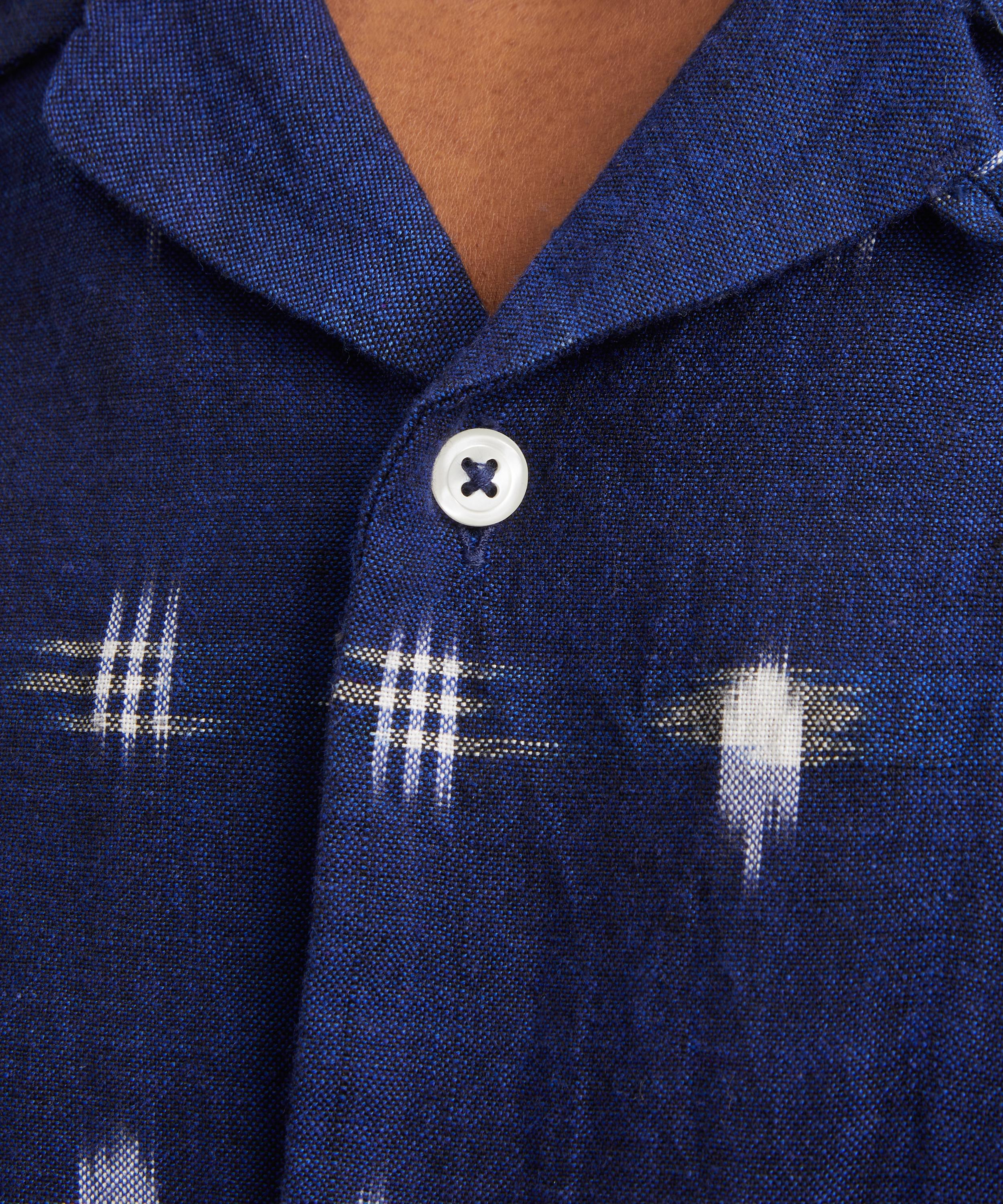 Universal Works - Indigo Camper Shirt image number 4