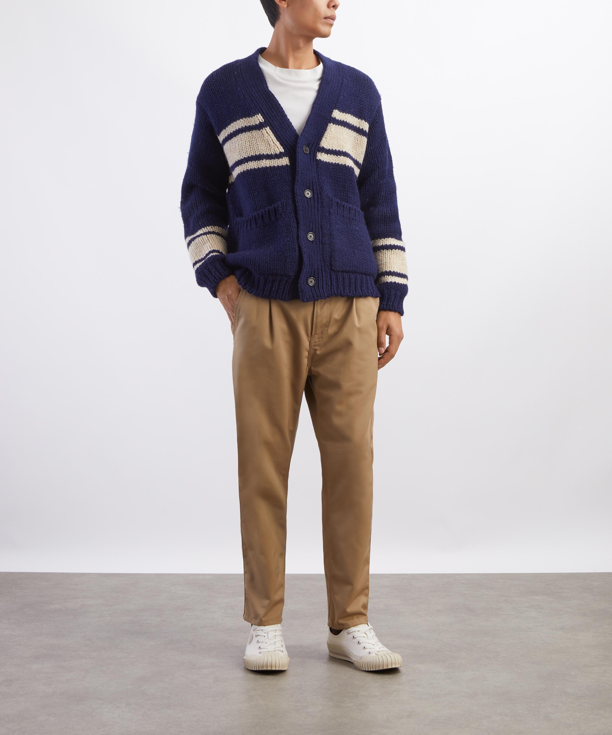 Universal Works - Navy Langdale Cardigan image number 1