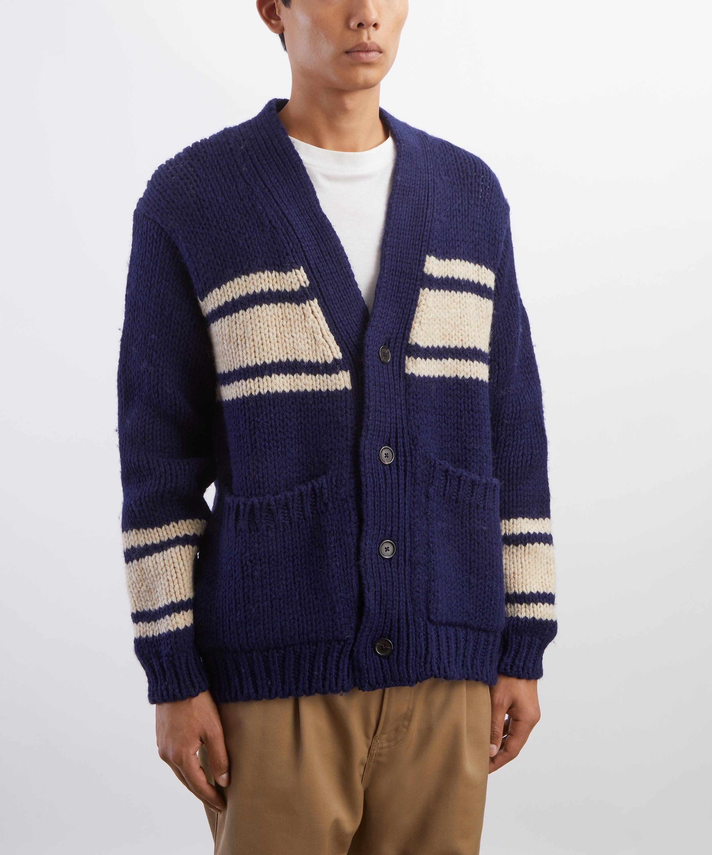 Universal Works - Navy Langdale Cardigan image number 2