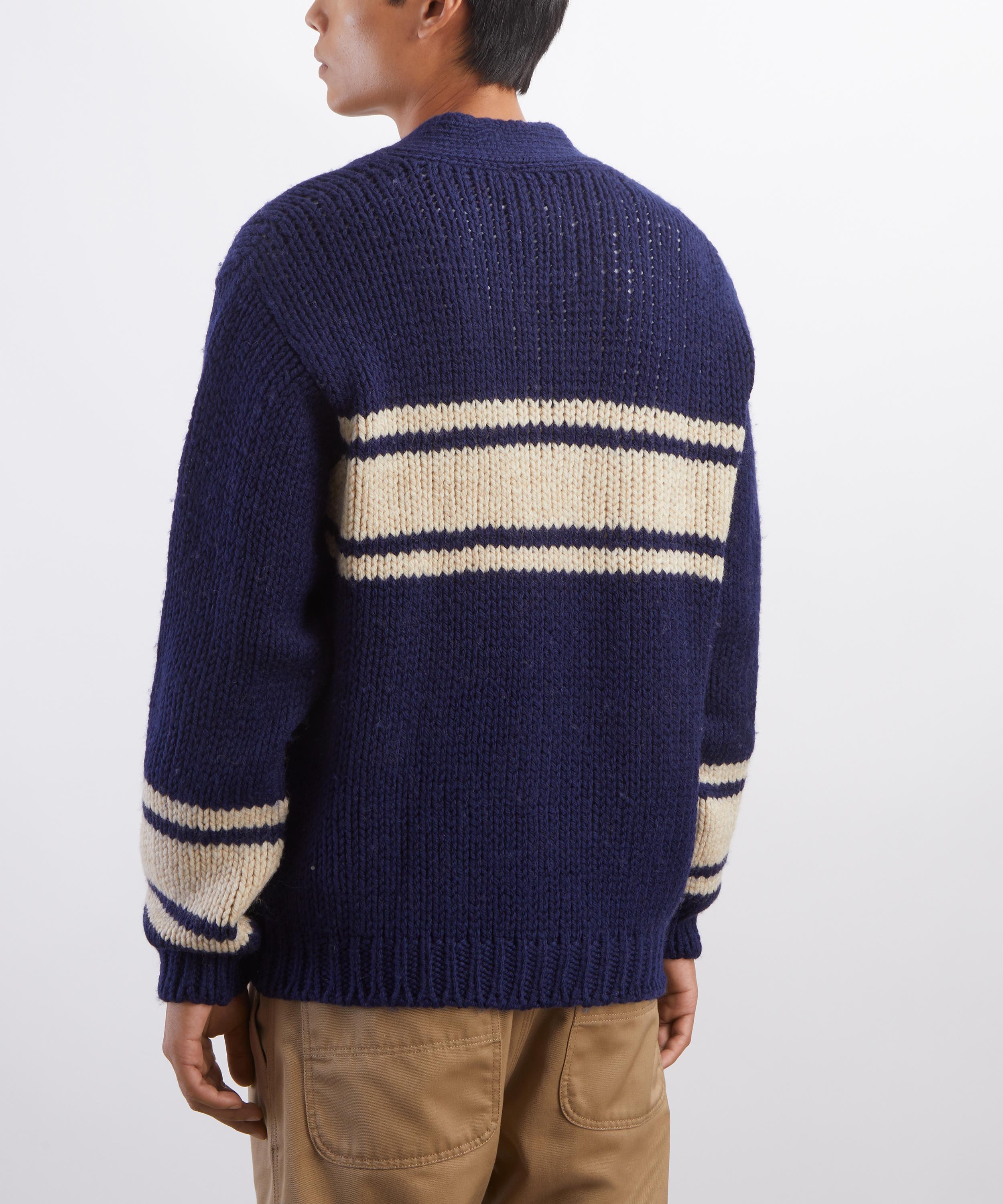 Universal Works - Navy Langdale Cardigan image number 3