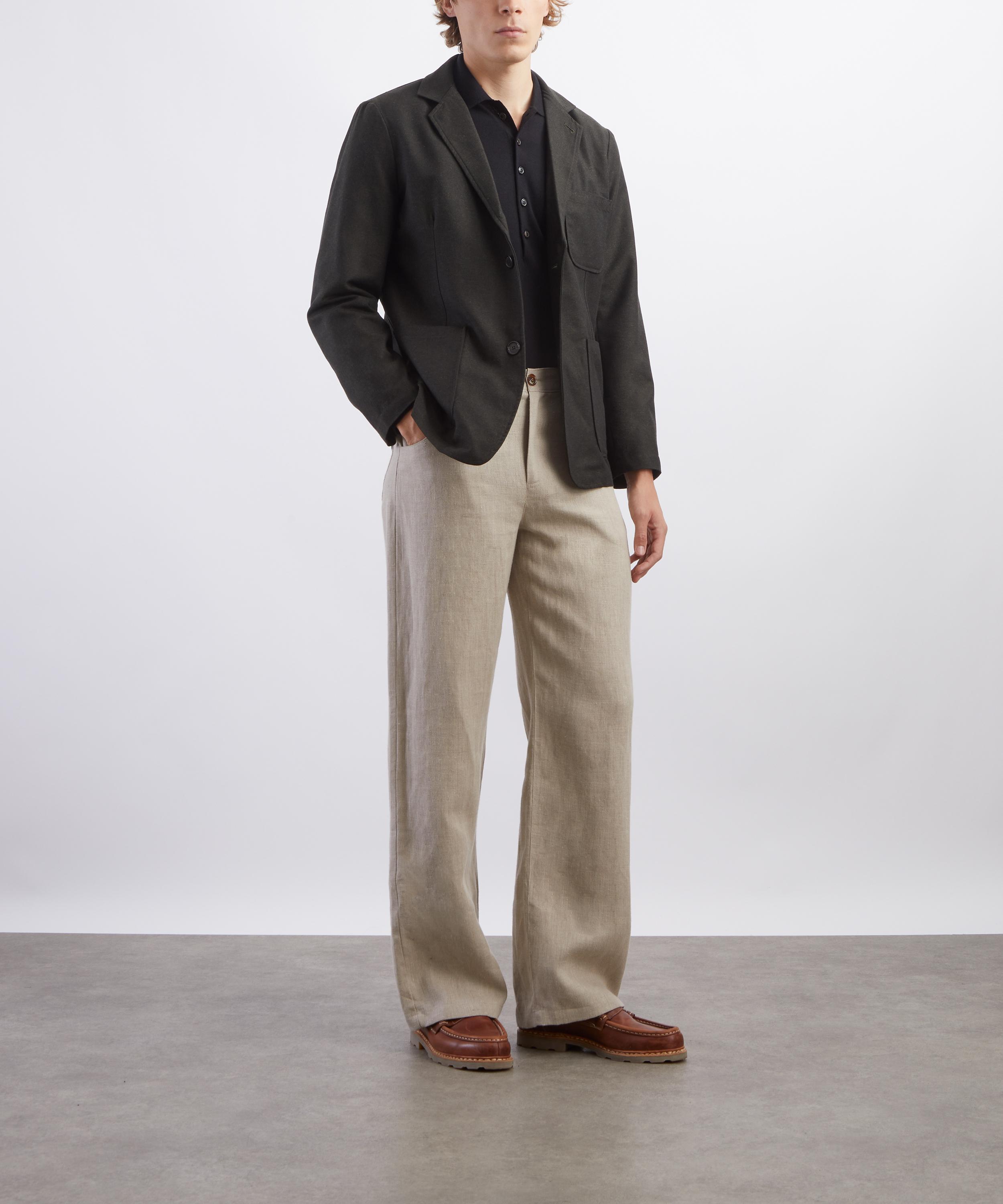 Universal Works - Olive Marl Tropical Suiting Two-Button Jacket image number 1