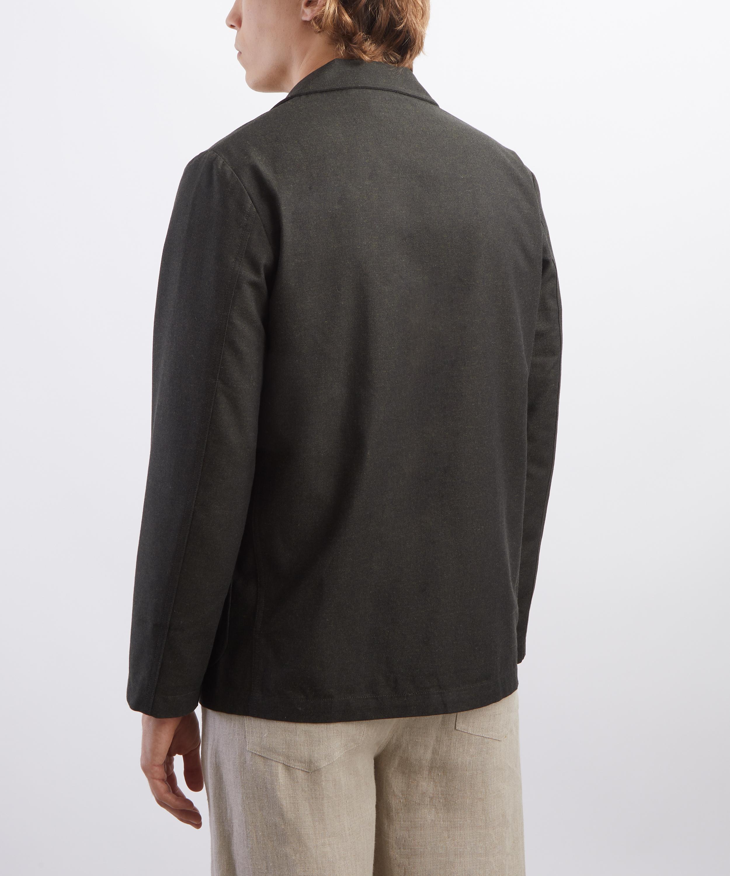 Universal Works - Olive Marl Tropical Suiting Two-Button Jacket image number 3