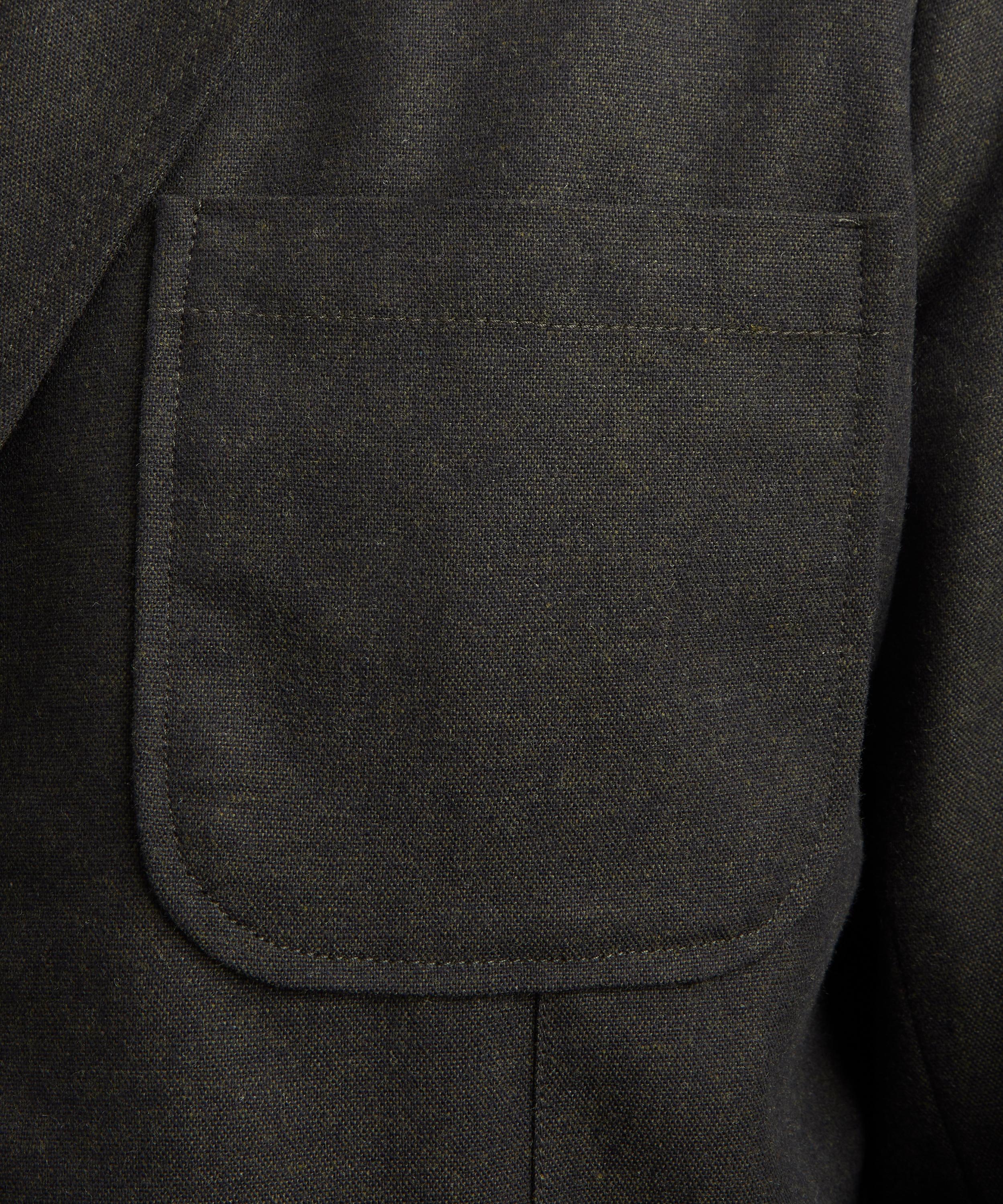 Universal Works - Olive Marl Tropical Suiting Two-Button Jacket image number 4