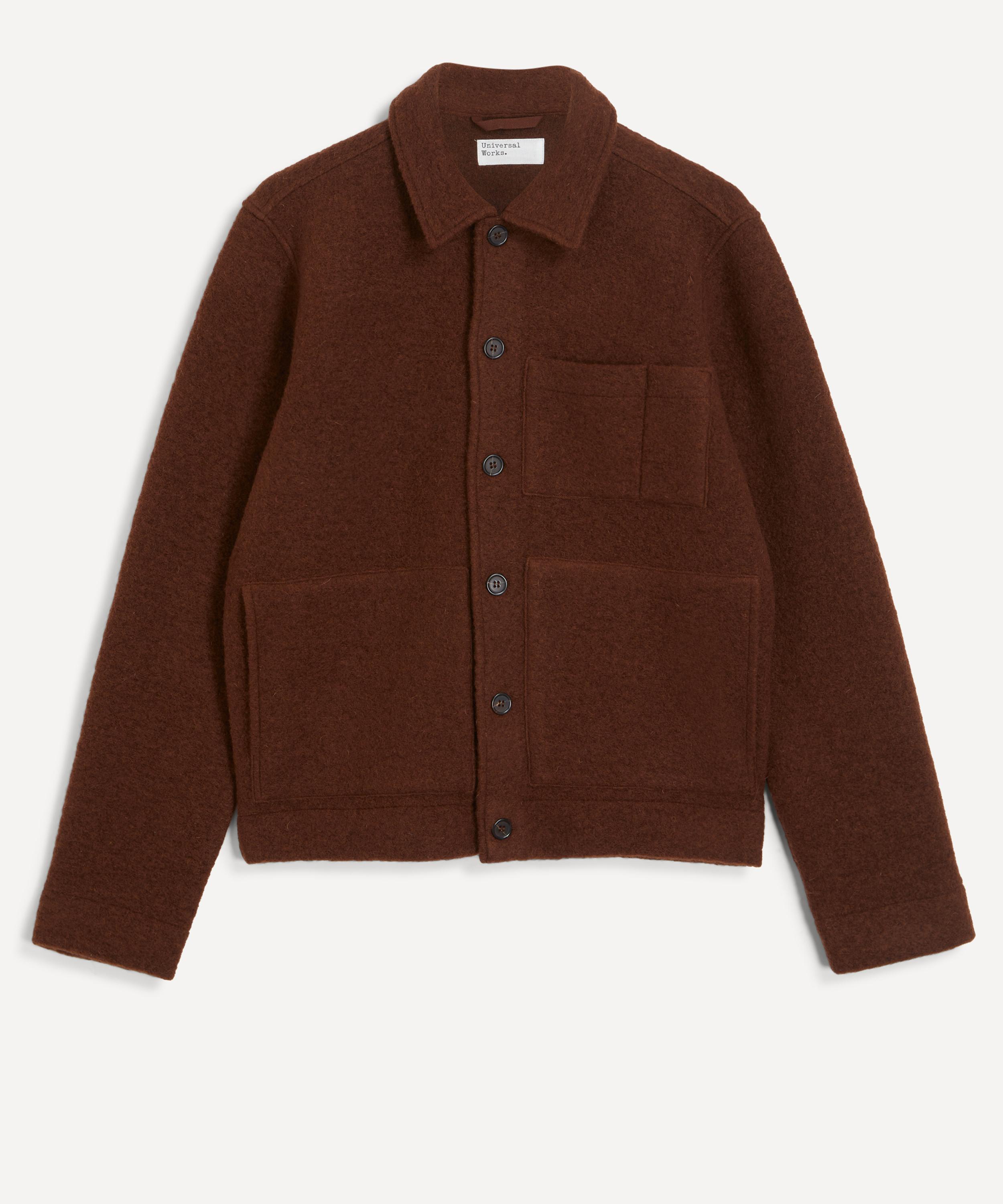 Universal Works - Uniform Wool-Blend Fleece Jacket image number 0